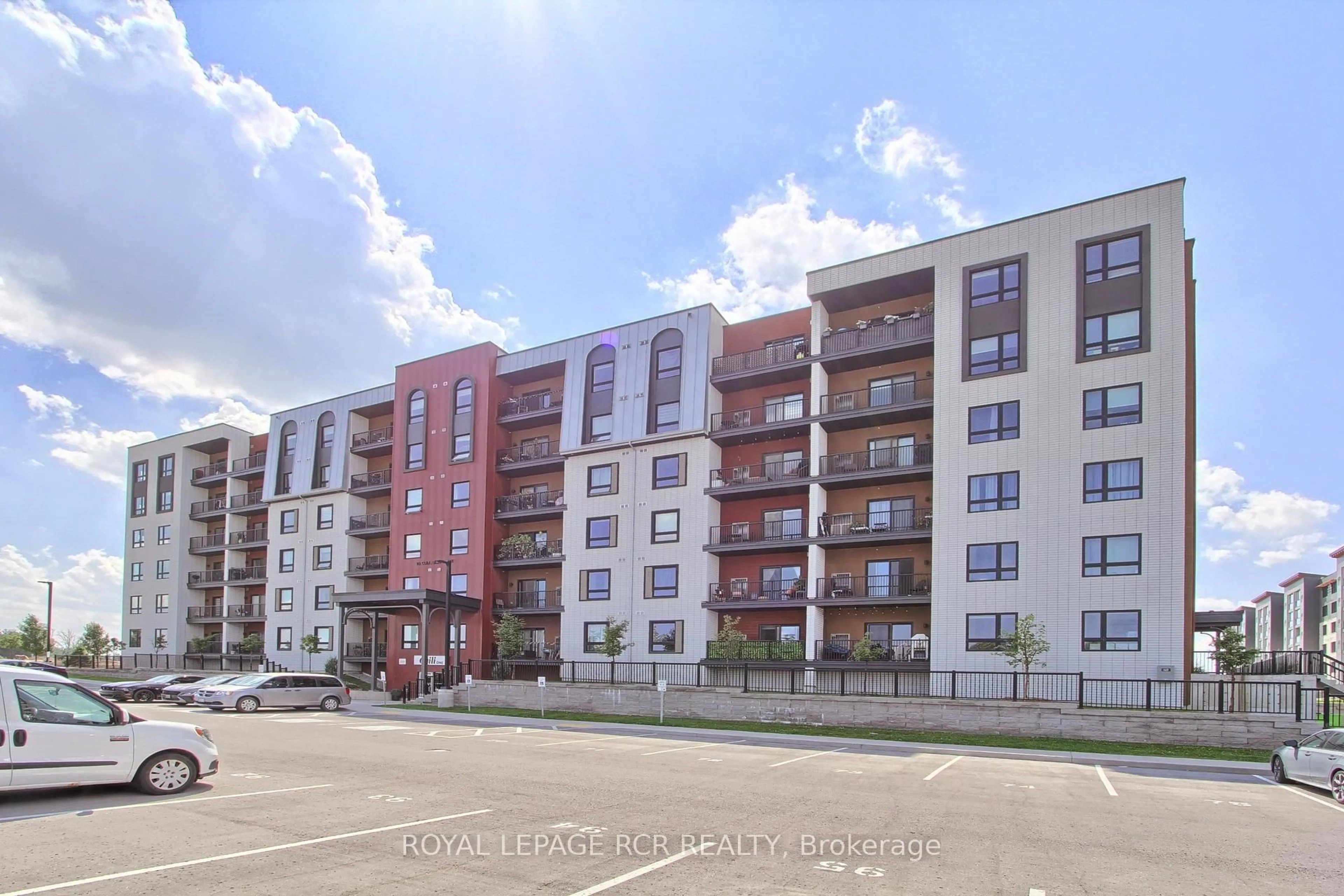 A pic from outside/outdoor area/front of a property/back of a property/a pic from drone, street for 10 Culinary Lane #412, Barrie Ontario L9J 0K2