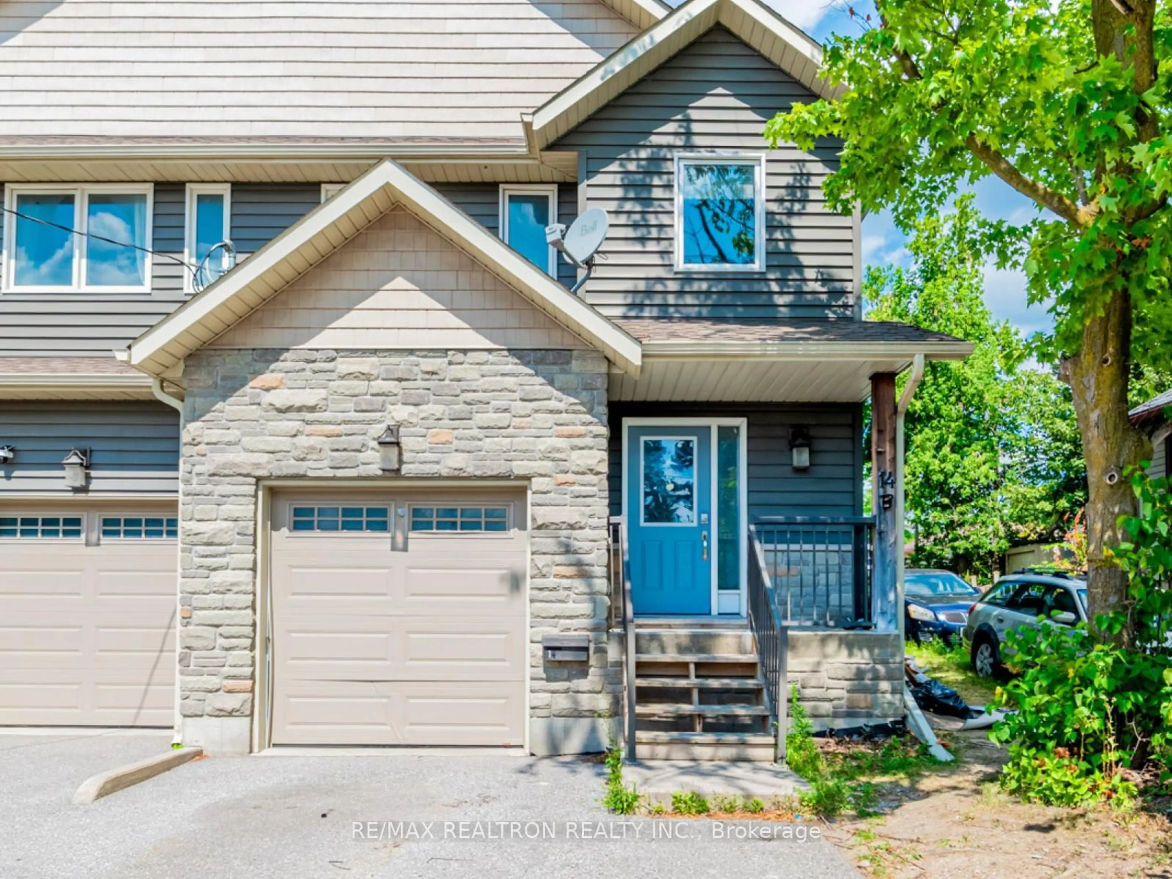 Home with brick exterior material, street for 14b Ferris Lane, Barrie Ontario L4M 2X7