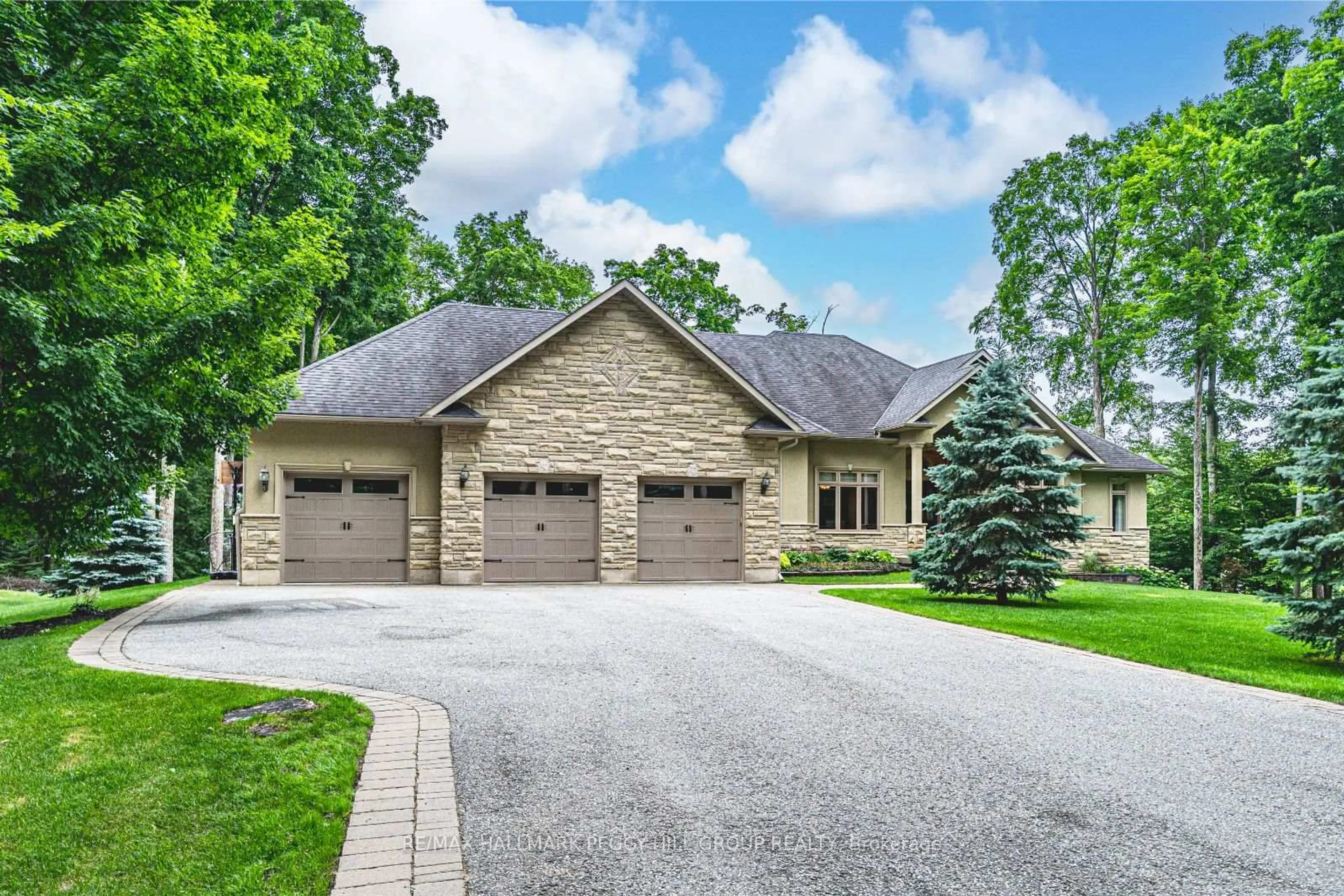 Home with brick exterior material, street for 32 Gallagher Cres, Springwater Ontario L9X 0K1