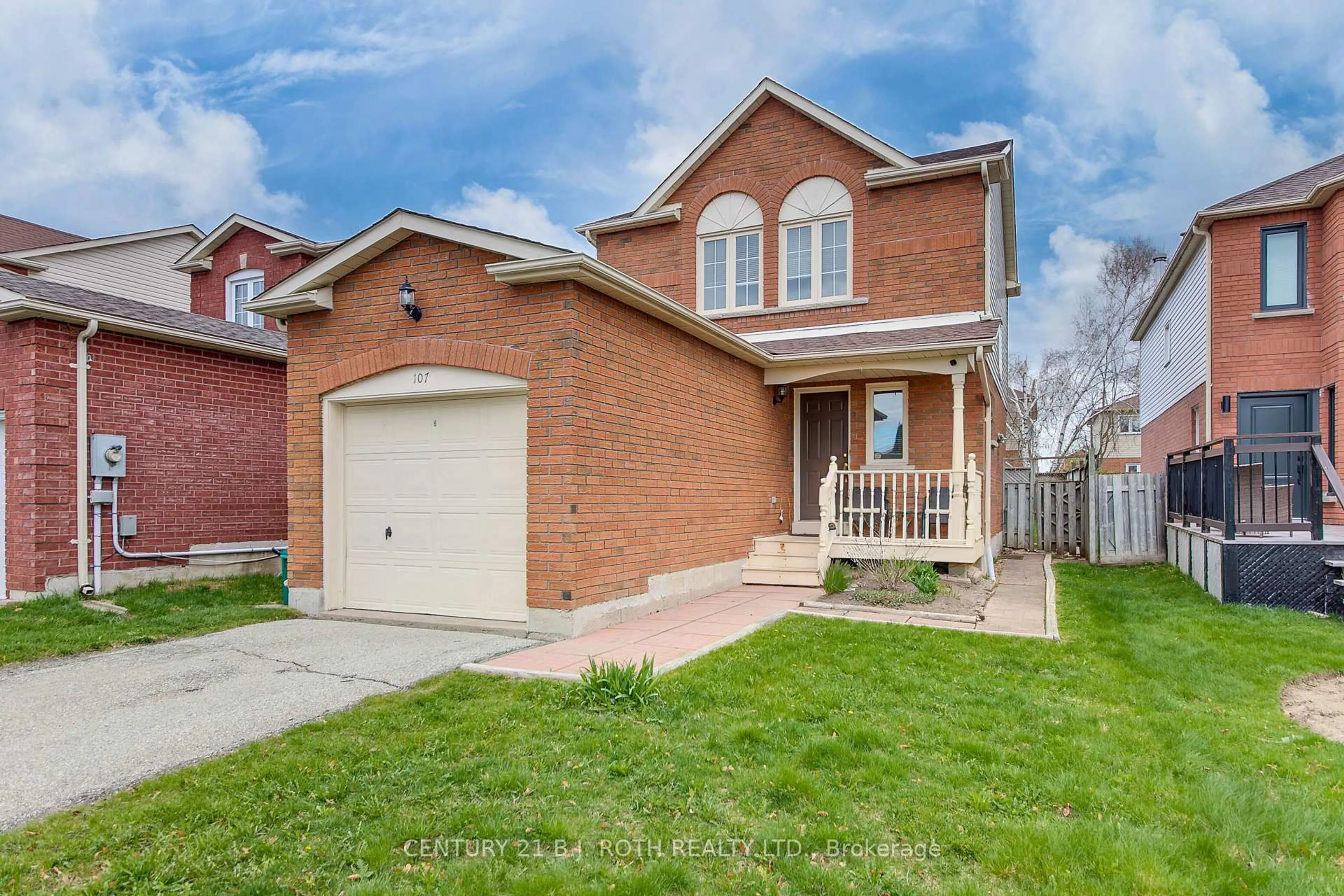 Home with brick exterior material, street for 107 Laidlaw Dr, Barrie Ontario L4N 7R9