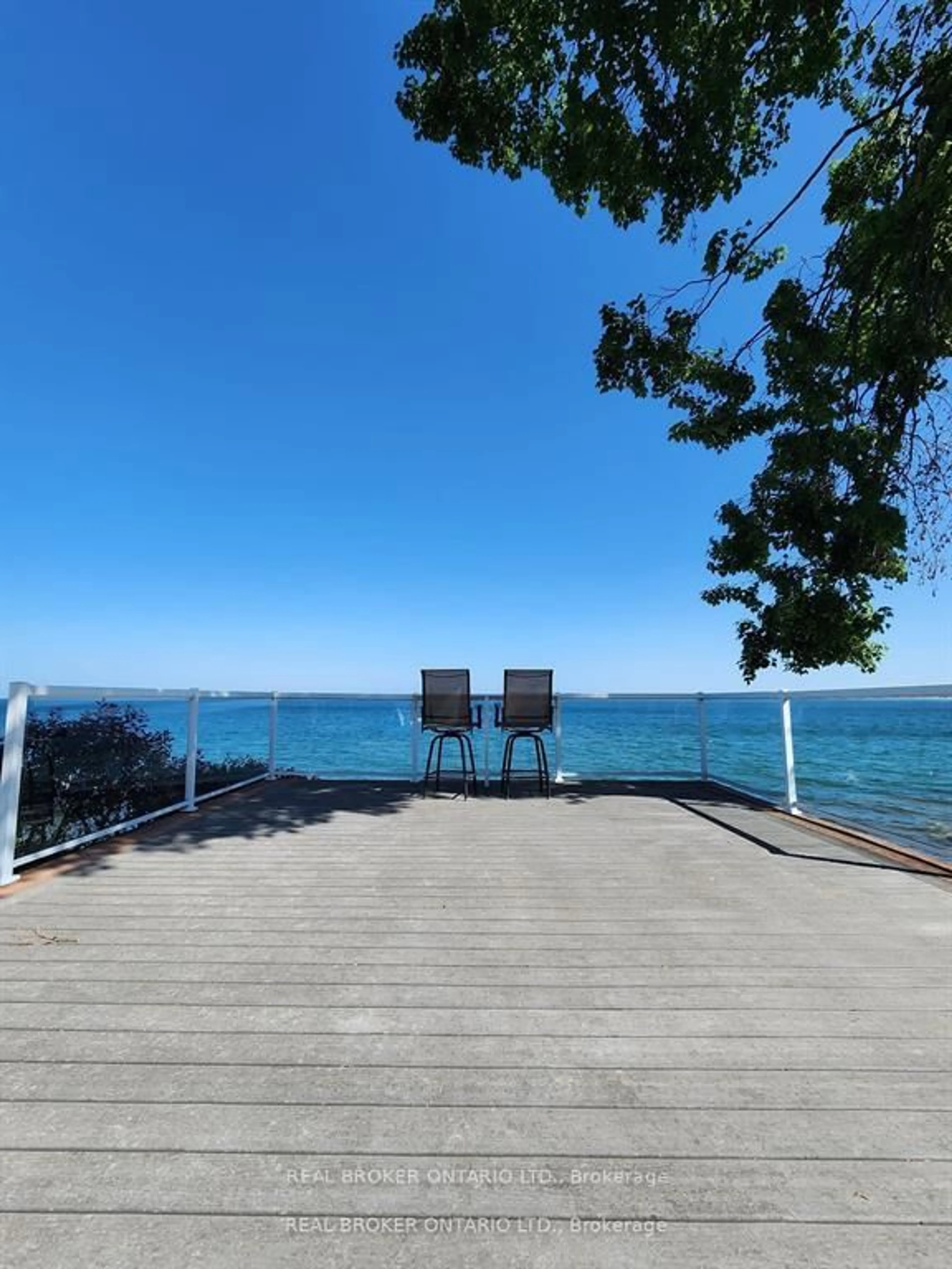 Patio, water/lake/river/ocean view for 91 Lakeshore Rd, Oro-Medonte Ontario L0L 2E0
