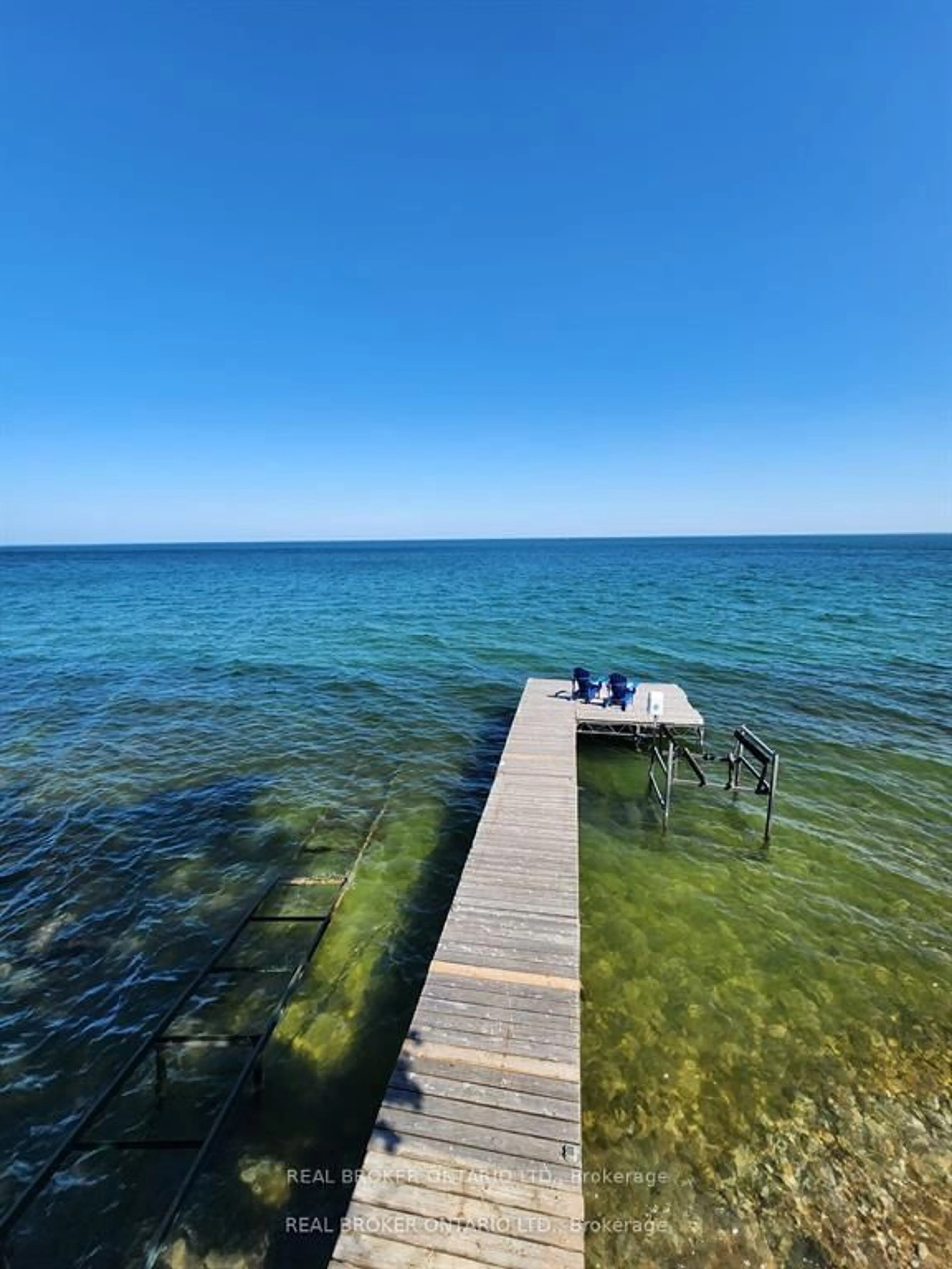 A pic from outside/outdoor area/front of a property/back of a property/a pic from drone, water/lake/river/ocean view for 91 Lakeshore Rd, Oro-Medonte Ontario L0L 2E0