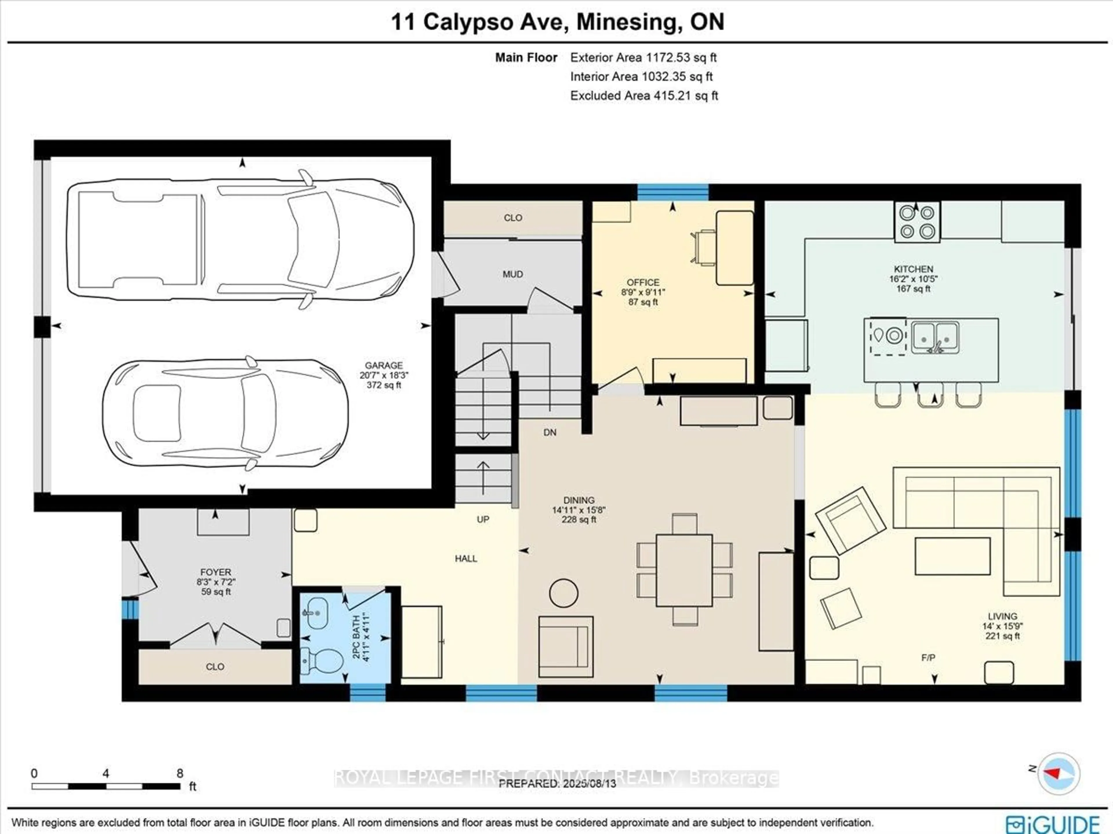 Floor plan for 11 Calypso Ave, Springwater Ontario L9X 2E1