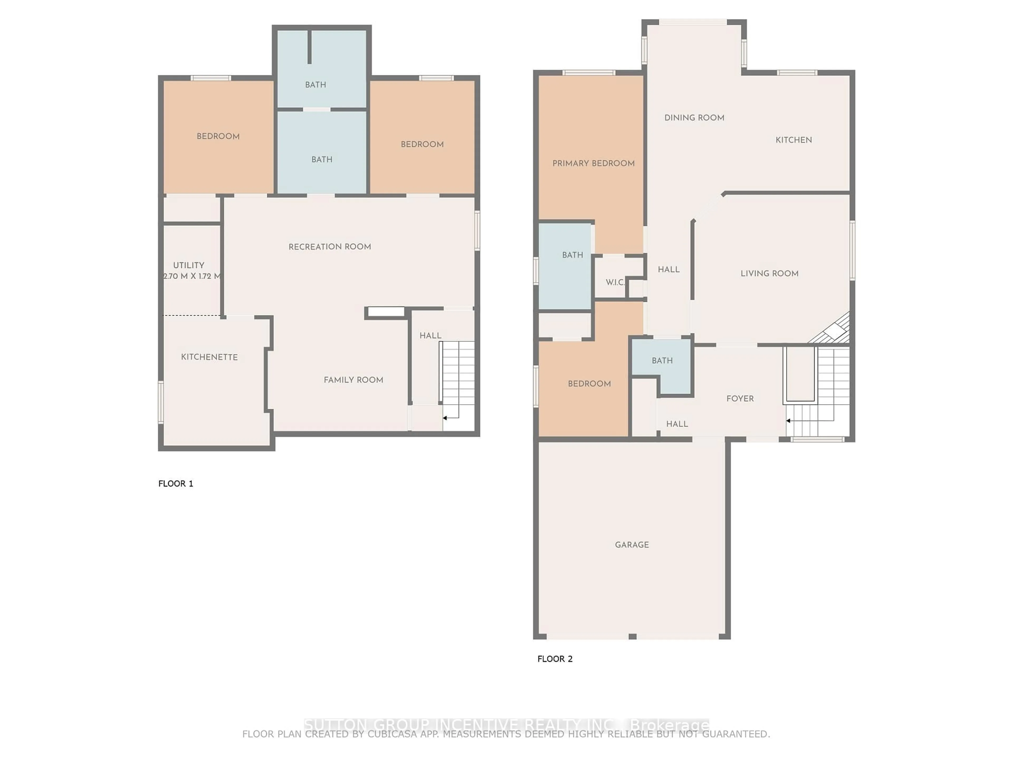 Floor plan for 78 Vanessa Dr, Orillia Ontario L3V 7X1