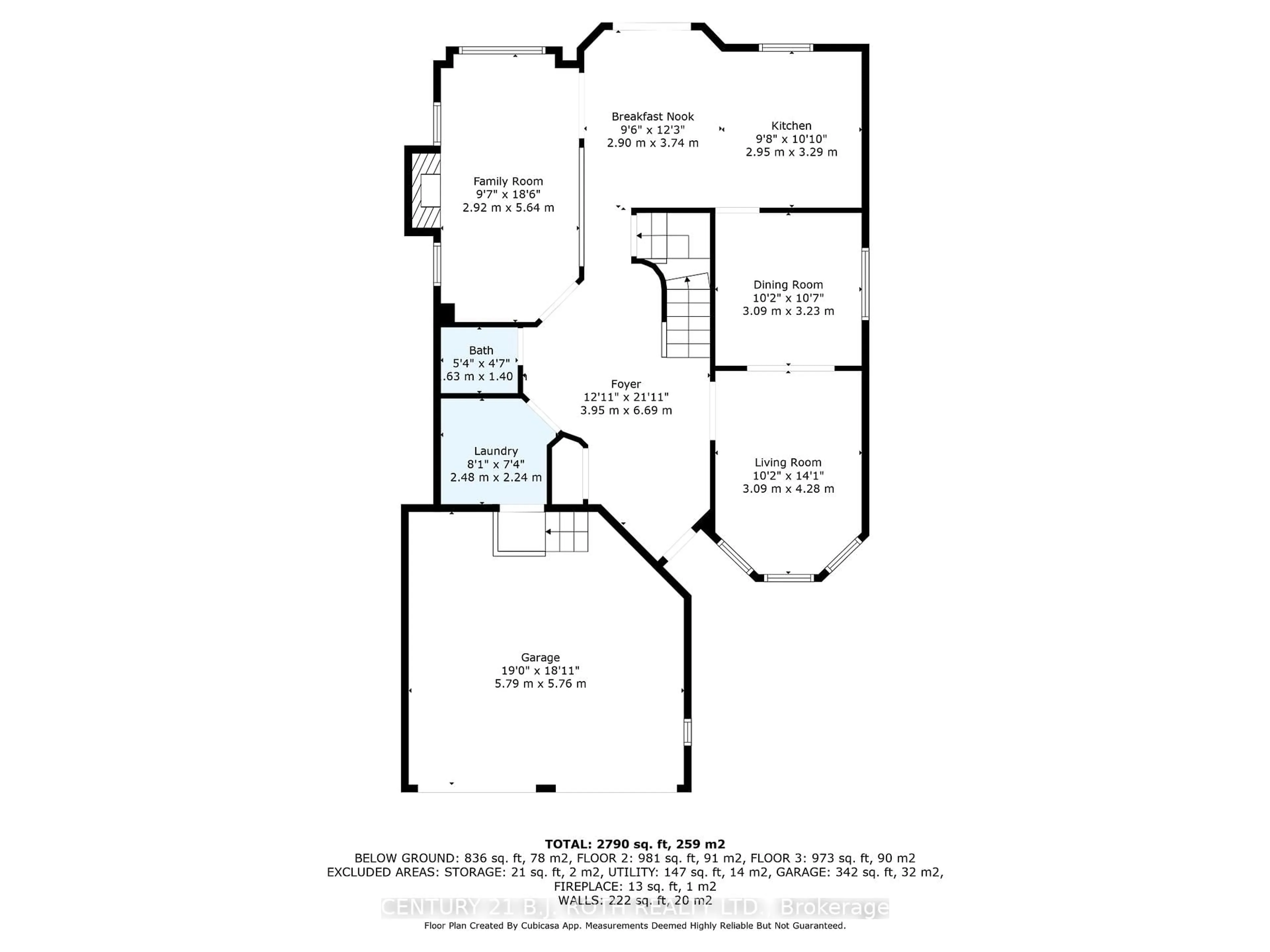 Floor plan for 28 Shaina Crt, Barrie Ontario L4N 9S7