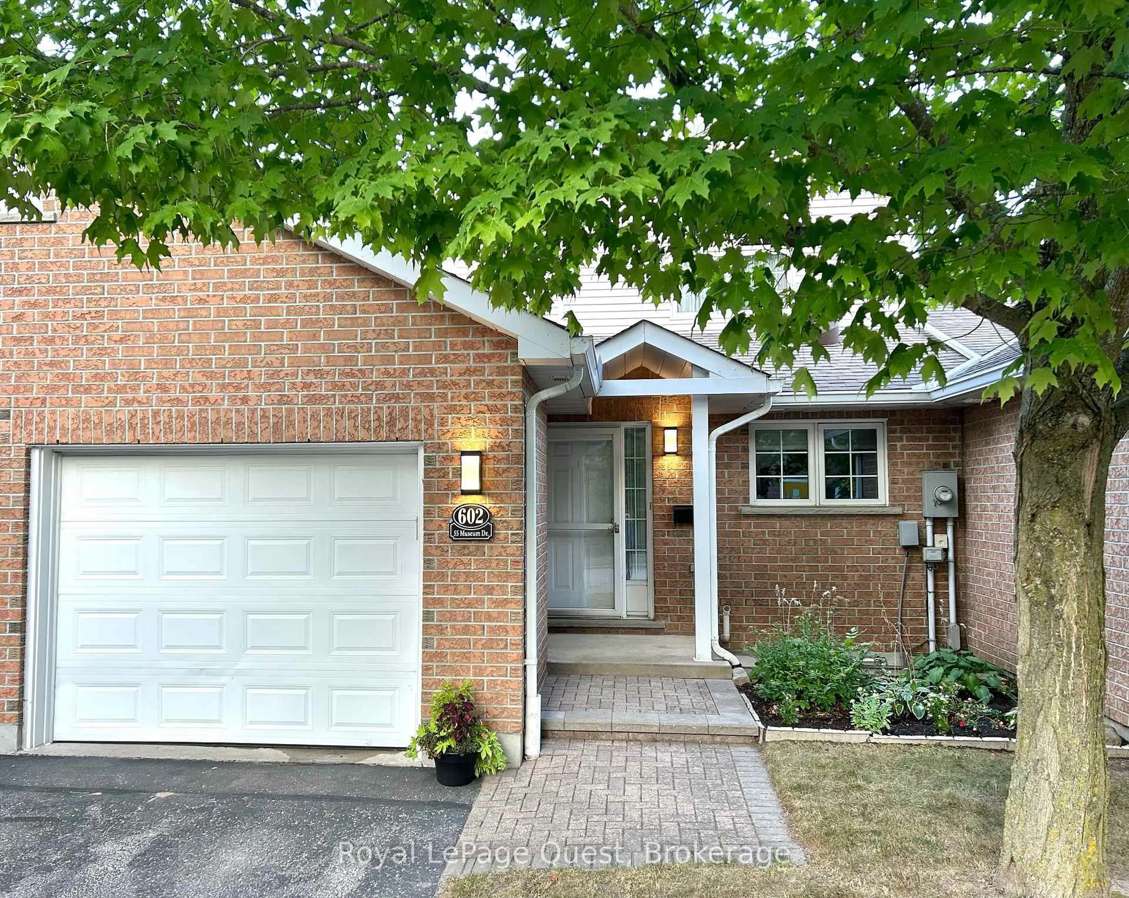 Home with brick exterior material, street for 55 Museum Dr #602, Orillia Ontario L3V 7T9