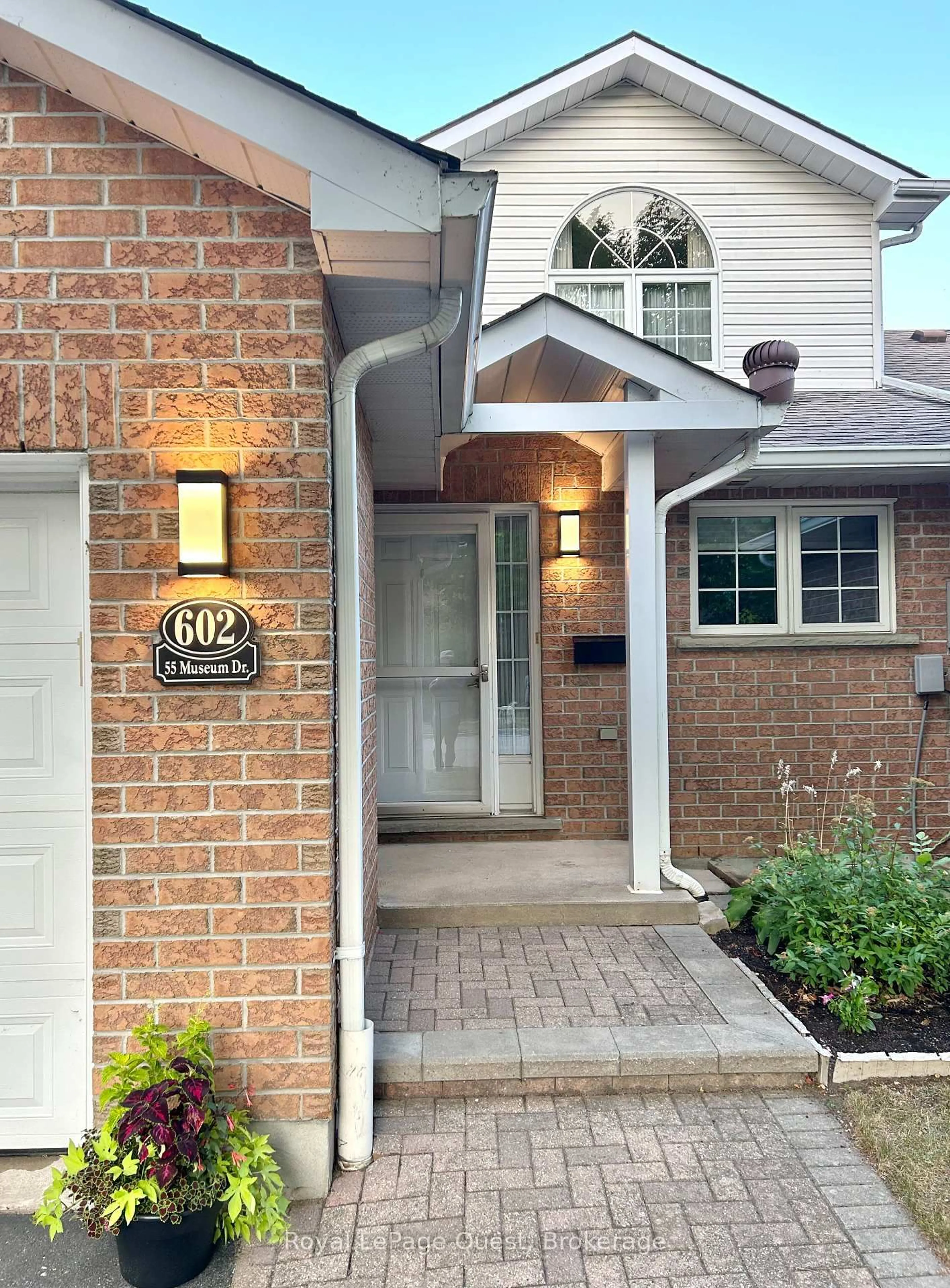 Home with brick exterior material, street for 55 Museum Dr #602, Orillia Ontario L3V 7T9