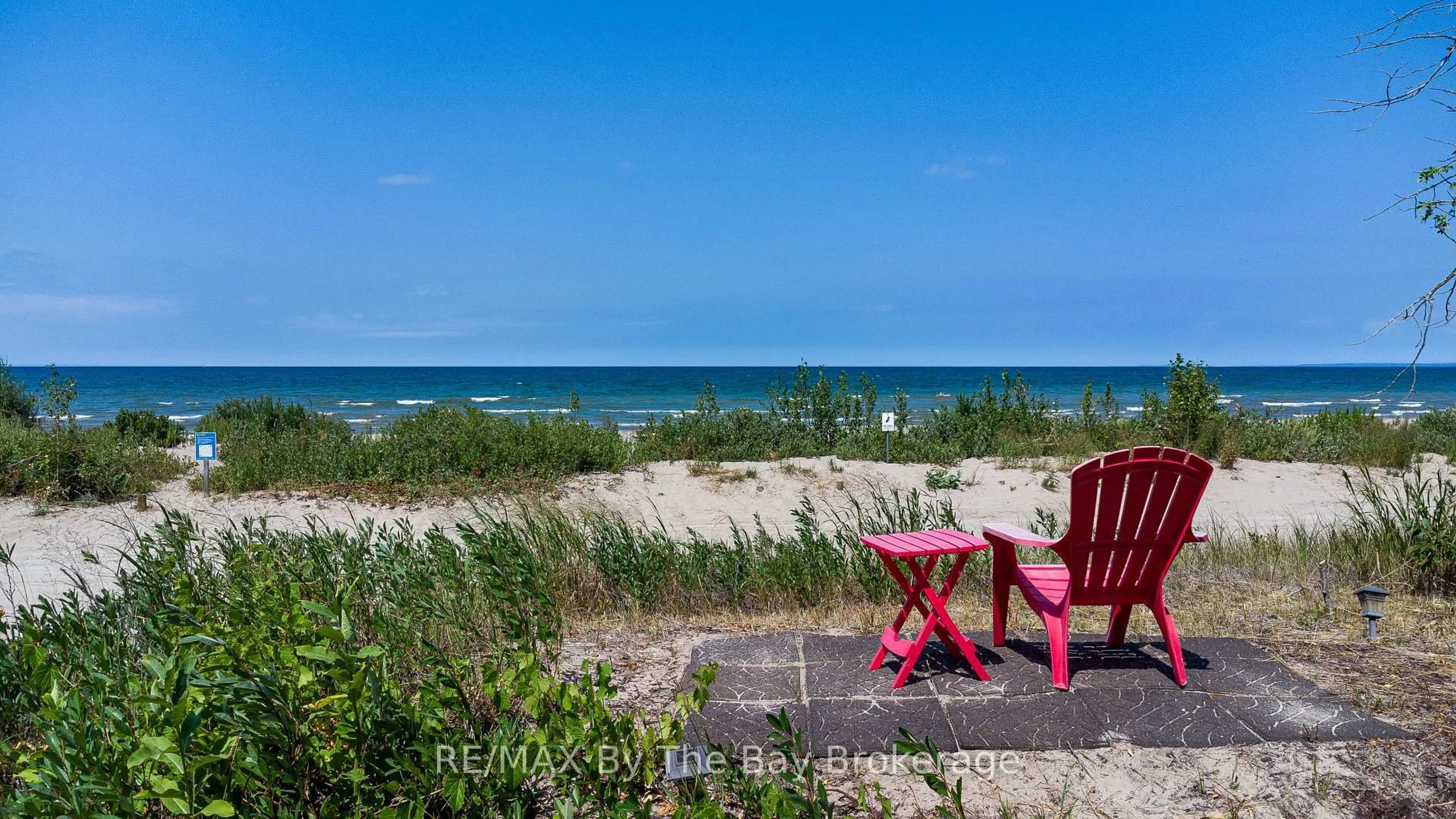 Patio, water/lake/river/ocean view for 342 Coastline Dr, Wasaga Beach Ontario L9Z 2M4