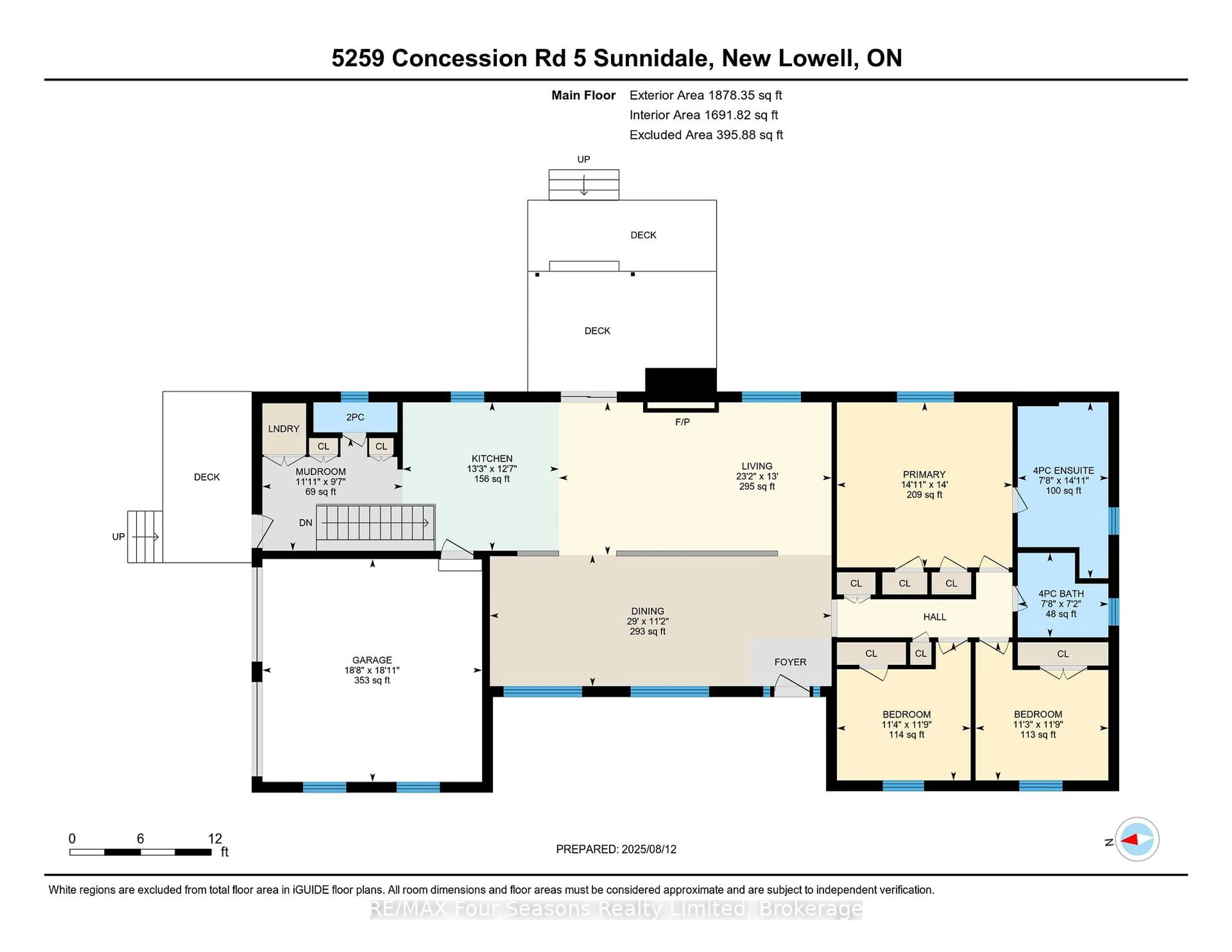 Floor plan for 5259 Sunnidale Concession  5 Rd, Clearview Ontario L0M 1N0