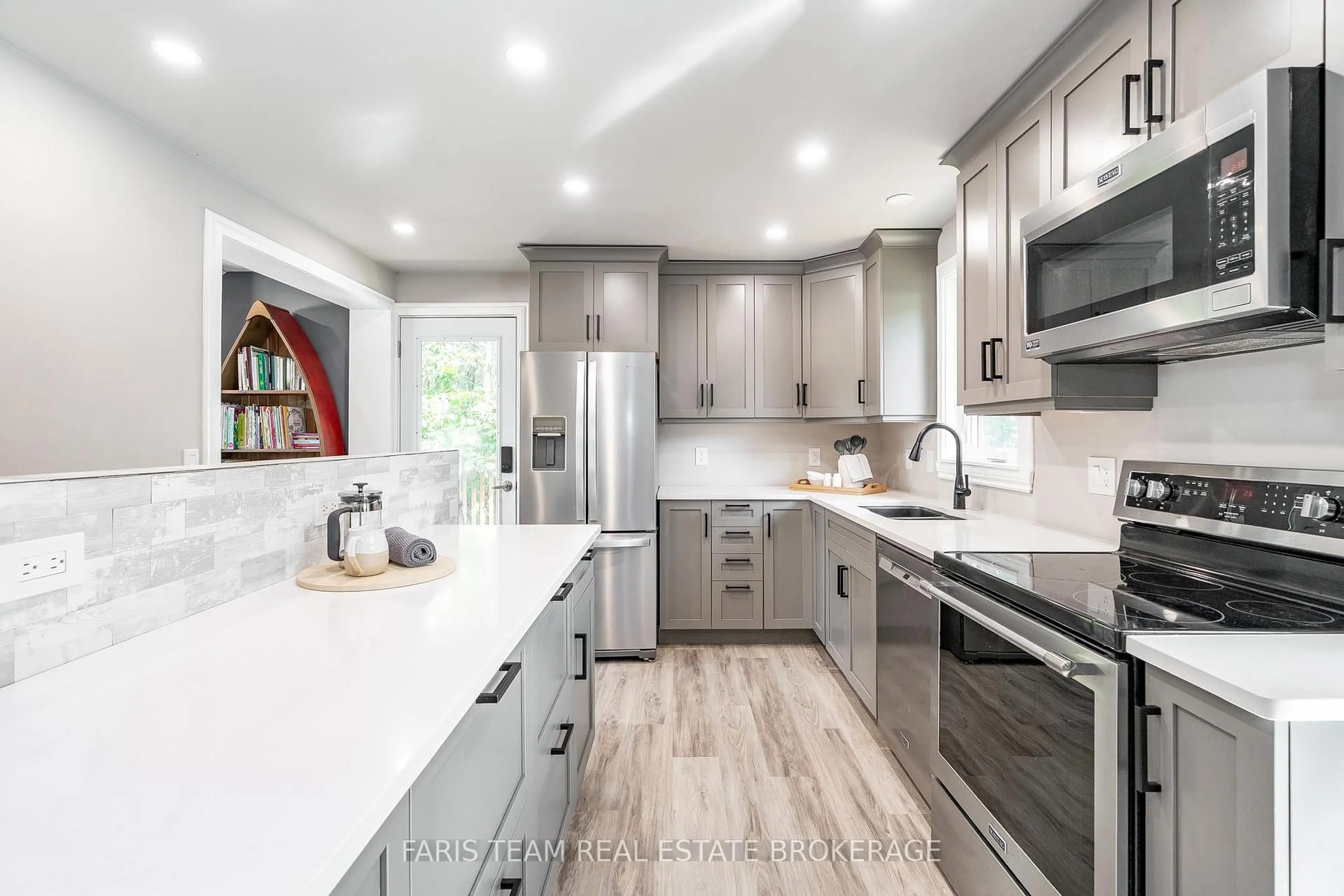 Open concept kitchen, ceramic/tile floor for 8304 County Road 169, Severn Ontario L0K 2B0