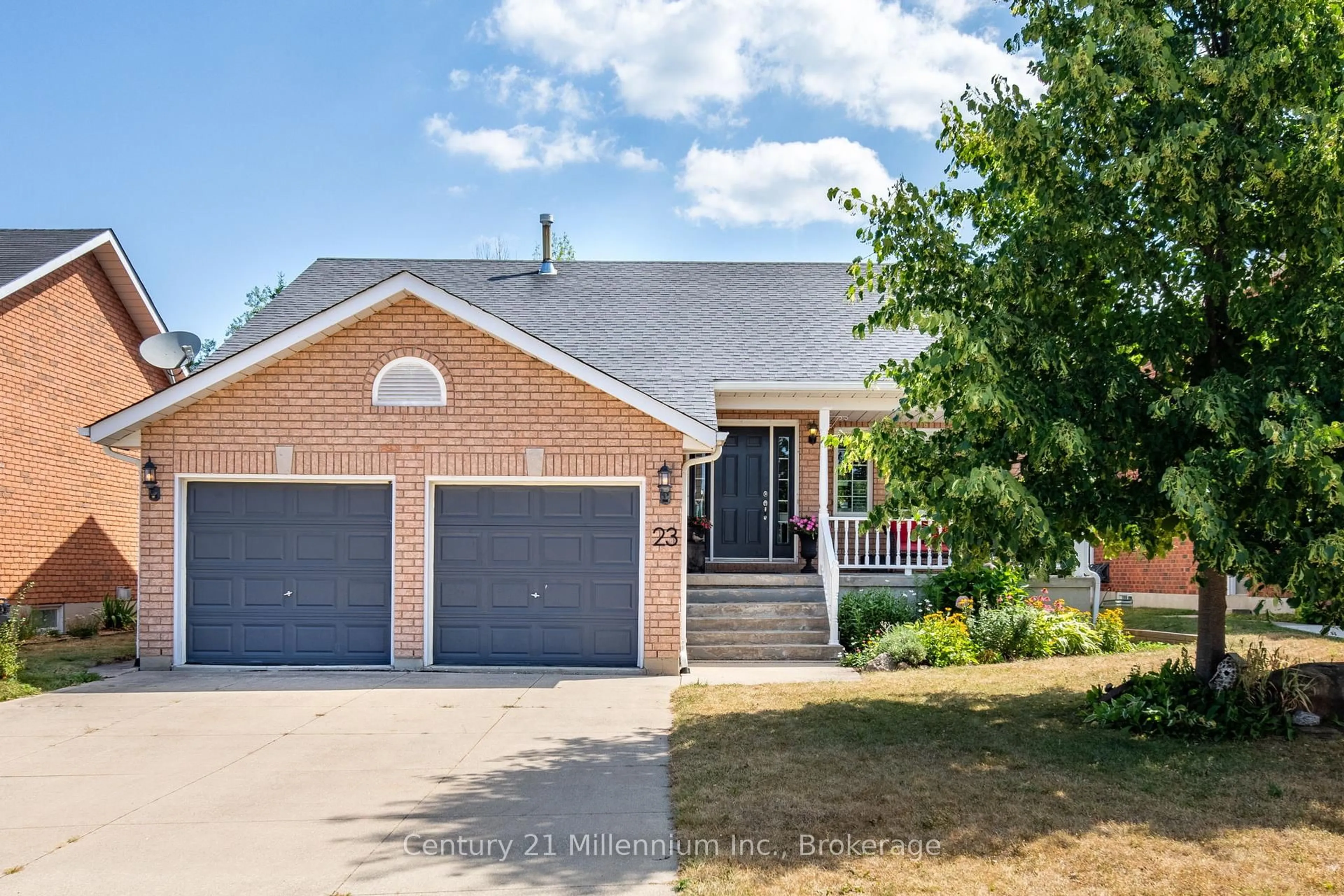 Home with brick exterior material, street for 23 Bush St, Collingwood Ontario L9Y 4S9