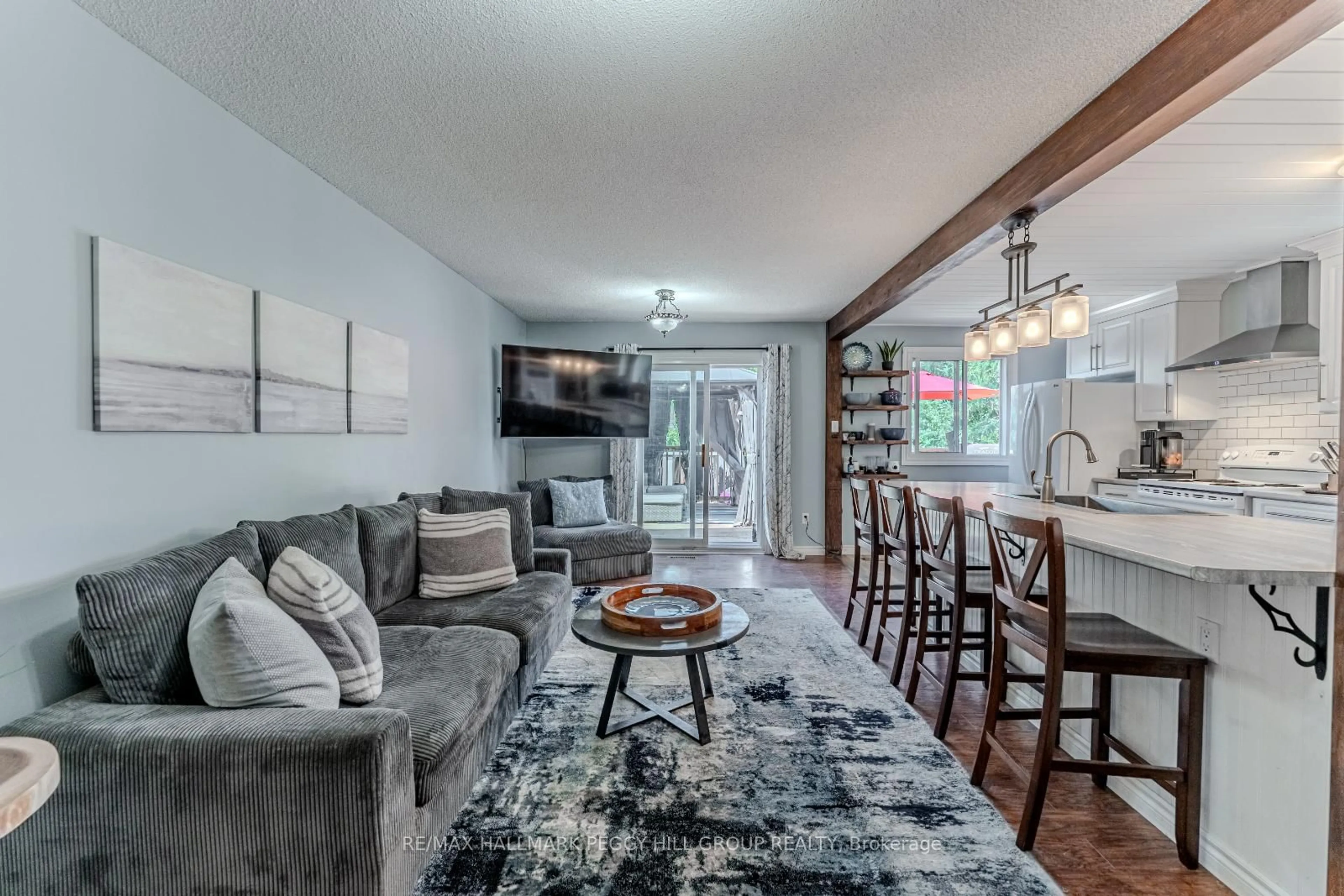 Living room with furniture, unknown for 56 Janice Dr, Barrie Ontario L4N 5N4