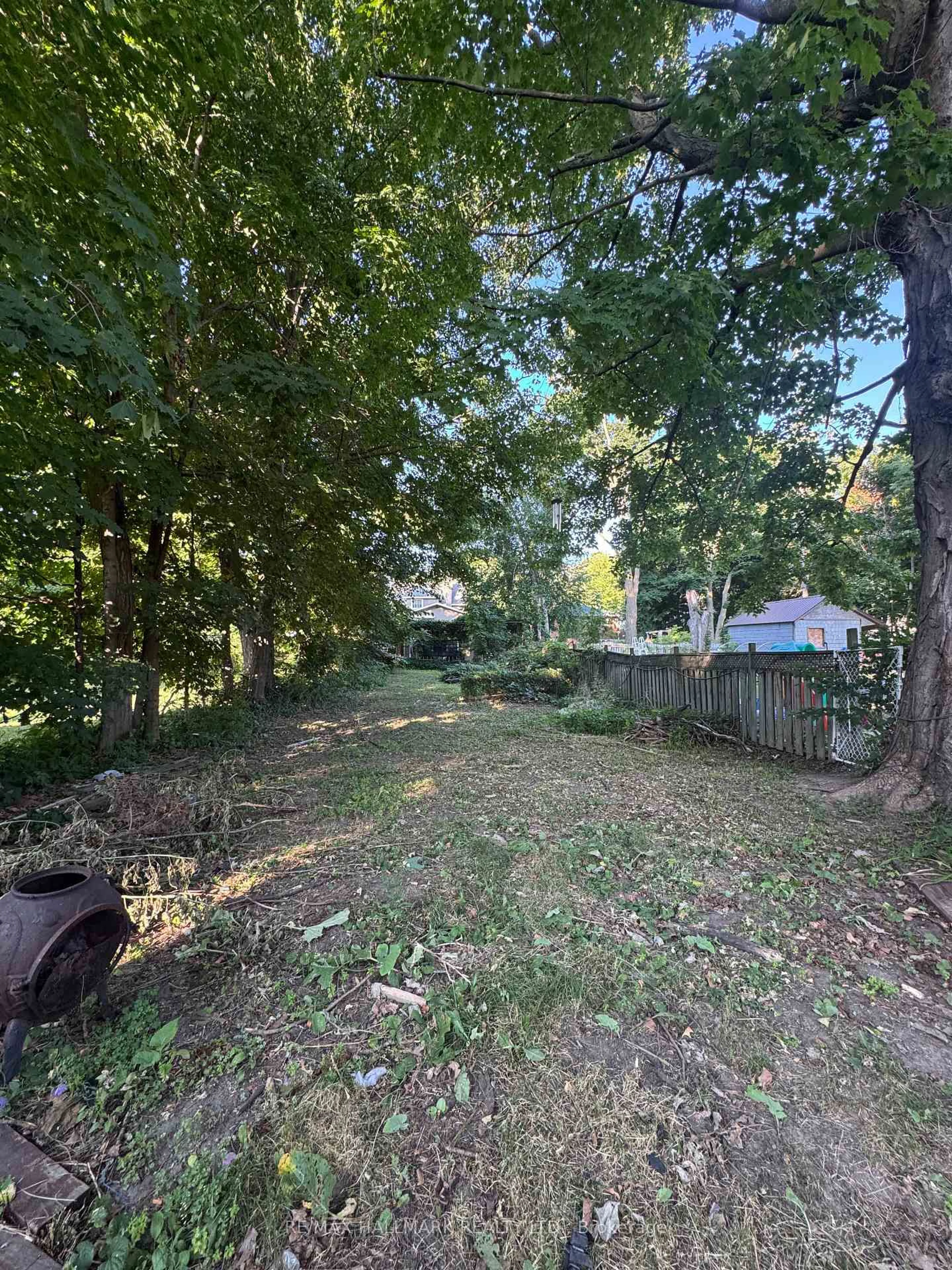A pic from outside/outdoor area/front of a property/back of a property/a pic from drone, forest/trees view for 420 Frederick St, Midland Ontario L4R 3P4