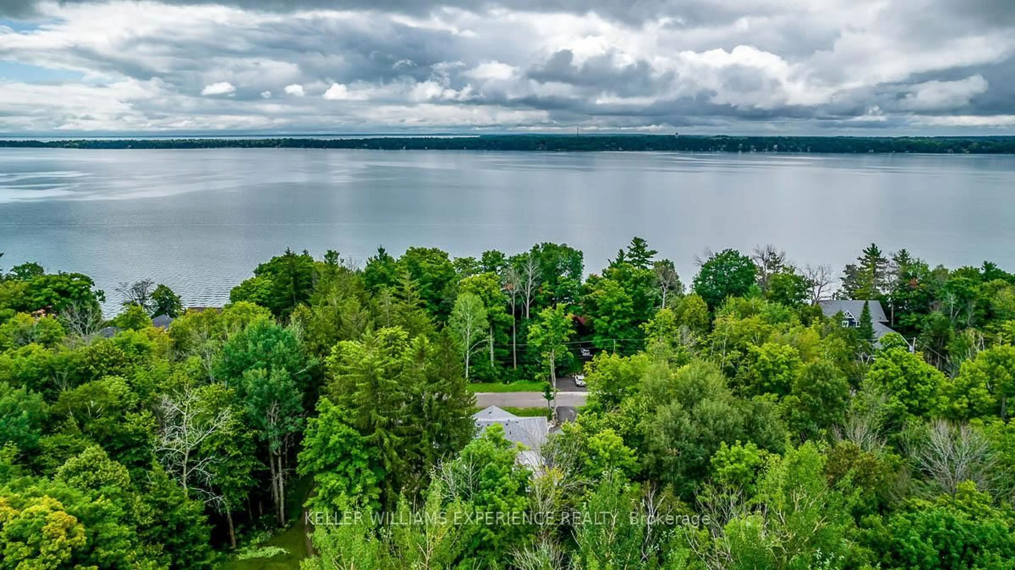 A pic from outside/outdoor area/front of a property/back of a property/a pic from drone, water/lake/river/ocean view for 6 Forrester Rd, Oro-Medonte Ontario L0L 2L0