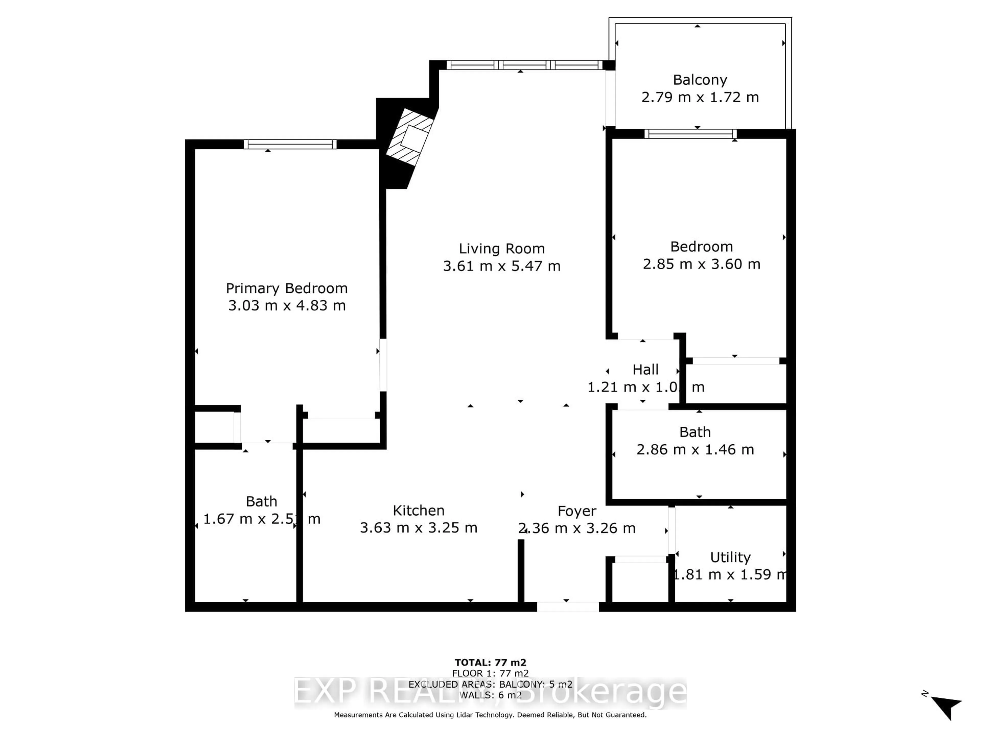 Floor plan for 120 Bell Farm Rd #202, Barrie Ontario L4M 6J2