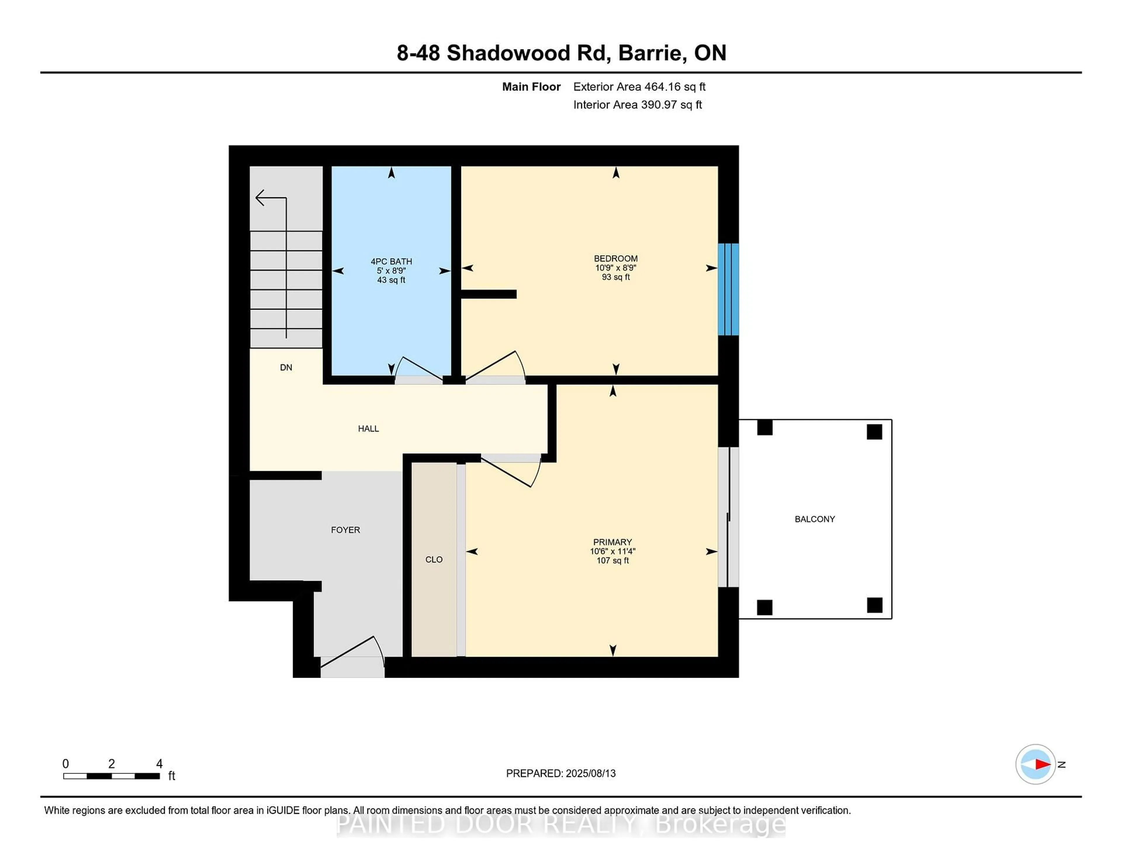 Floor plan for 48 Shadowood Rd #8, Barrie Ontario L4N 7K6