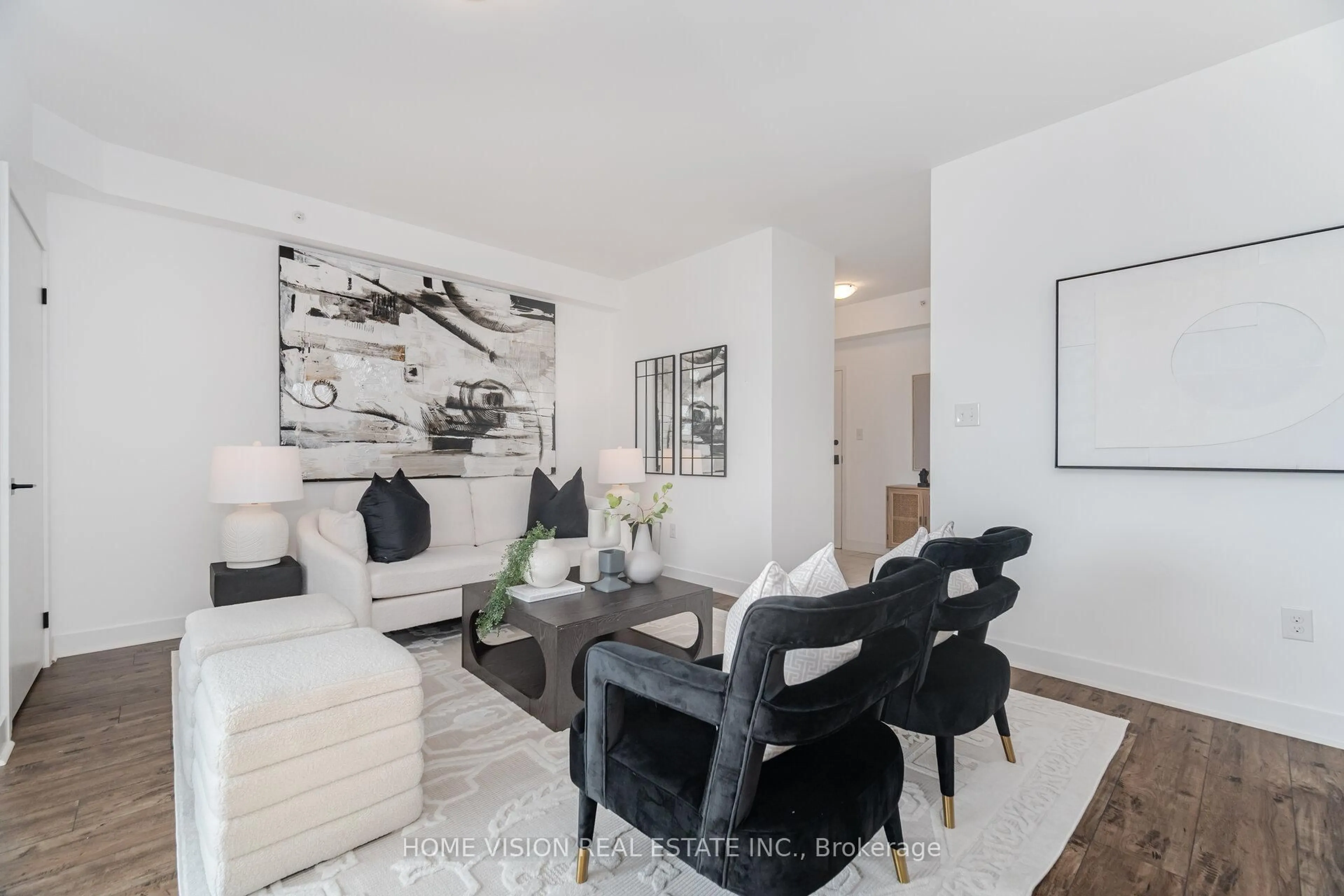 Living room with furniture, unknown for 6 Spice Way #311, Barrie Ontario L9J 0J9