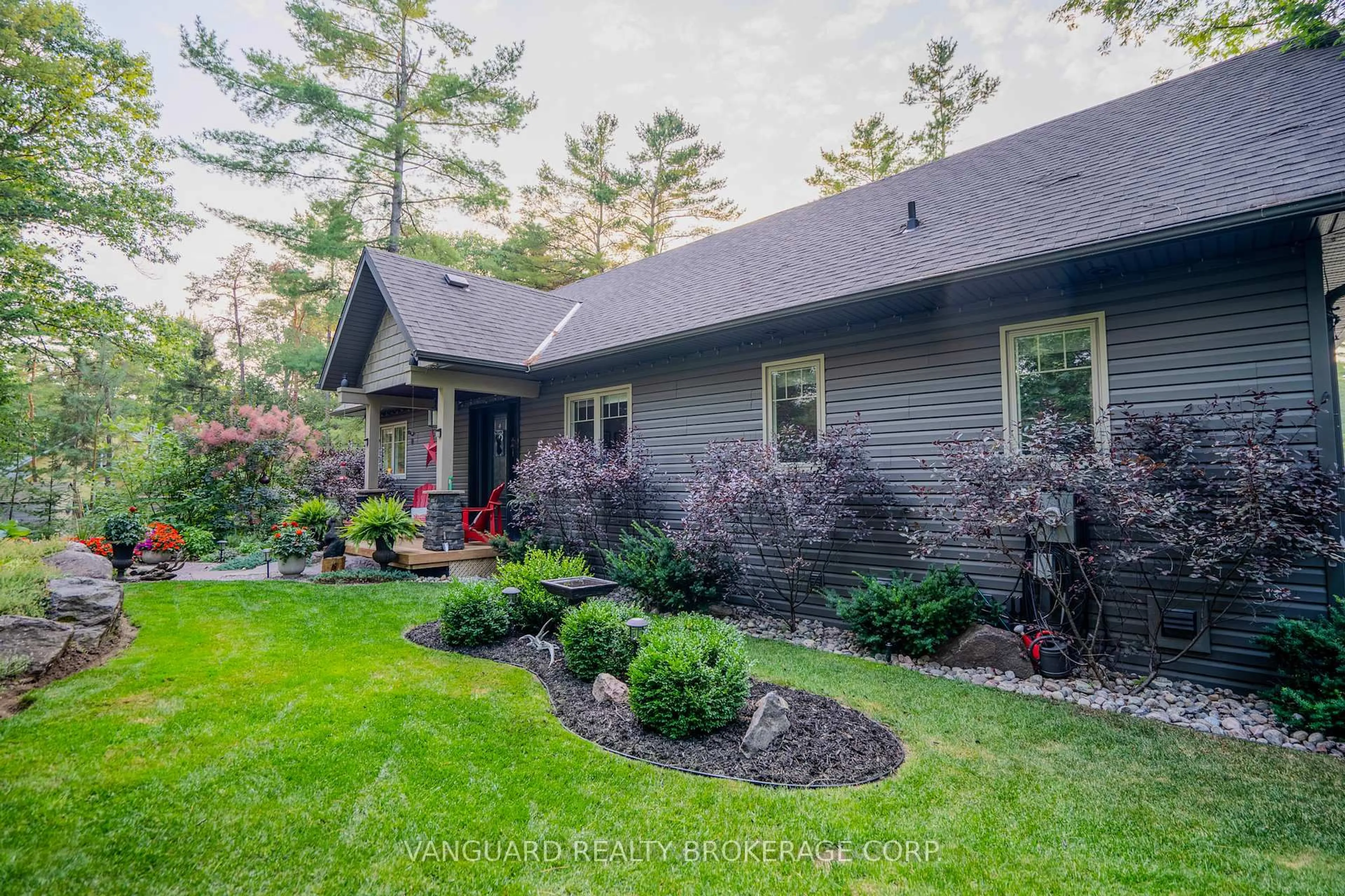 Home with brick exterior material, street for 7764 Riverleigh Dr, Ramara Ontario L0K 2B0
