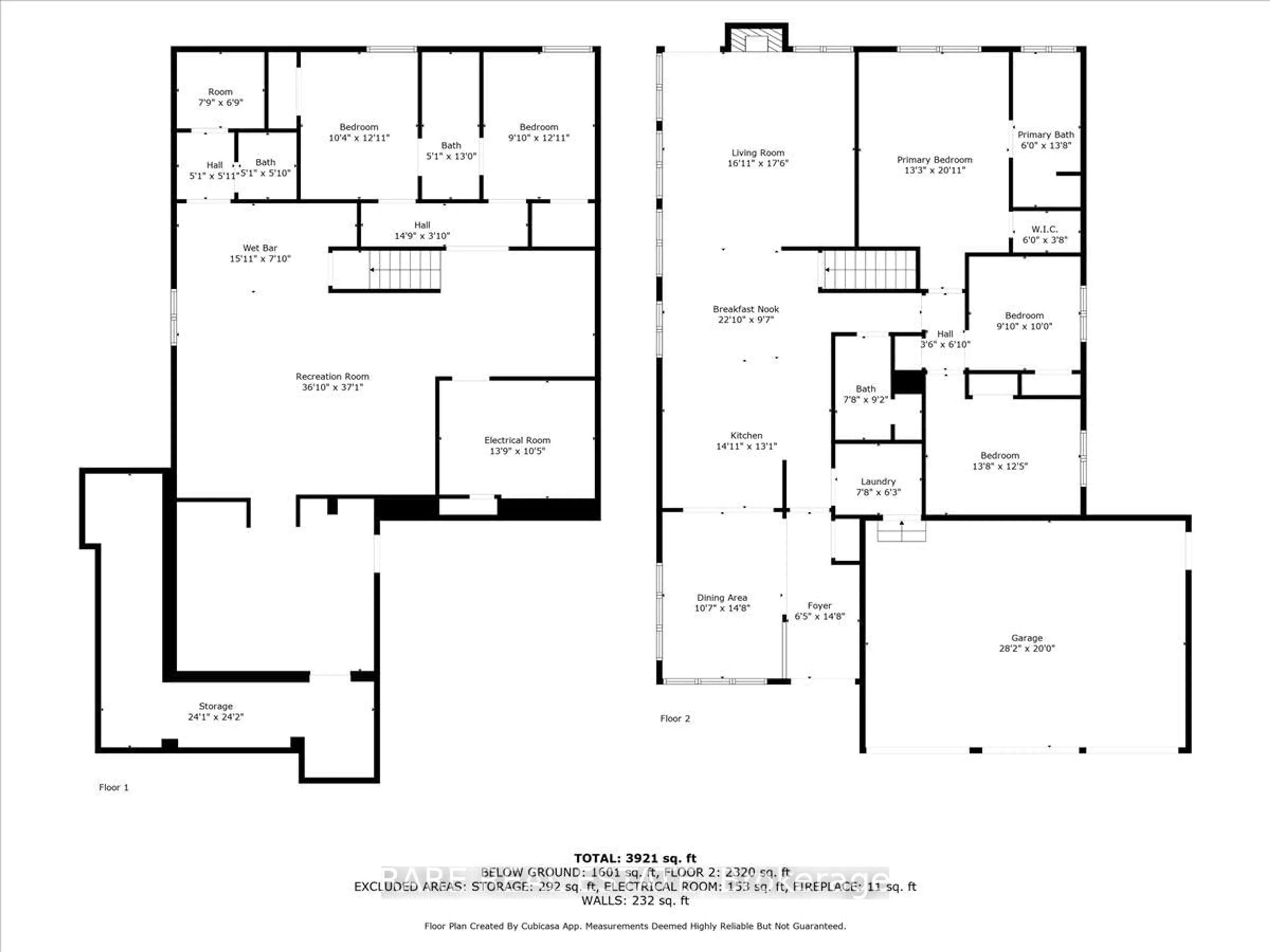 Floor plan for 2 Boville Crt, Oro-Medonte Ontario L0L 2L0