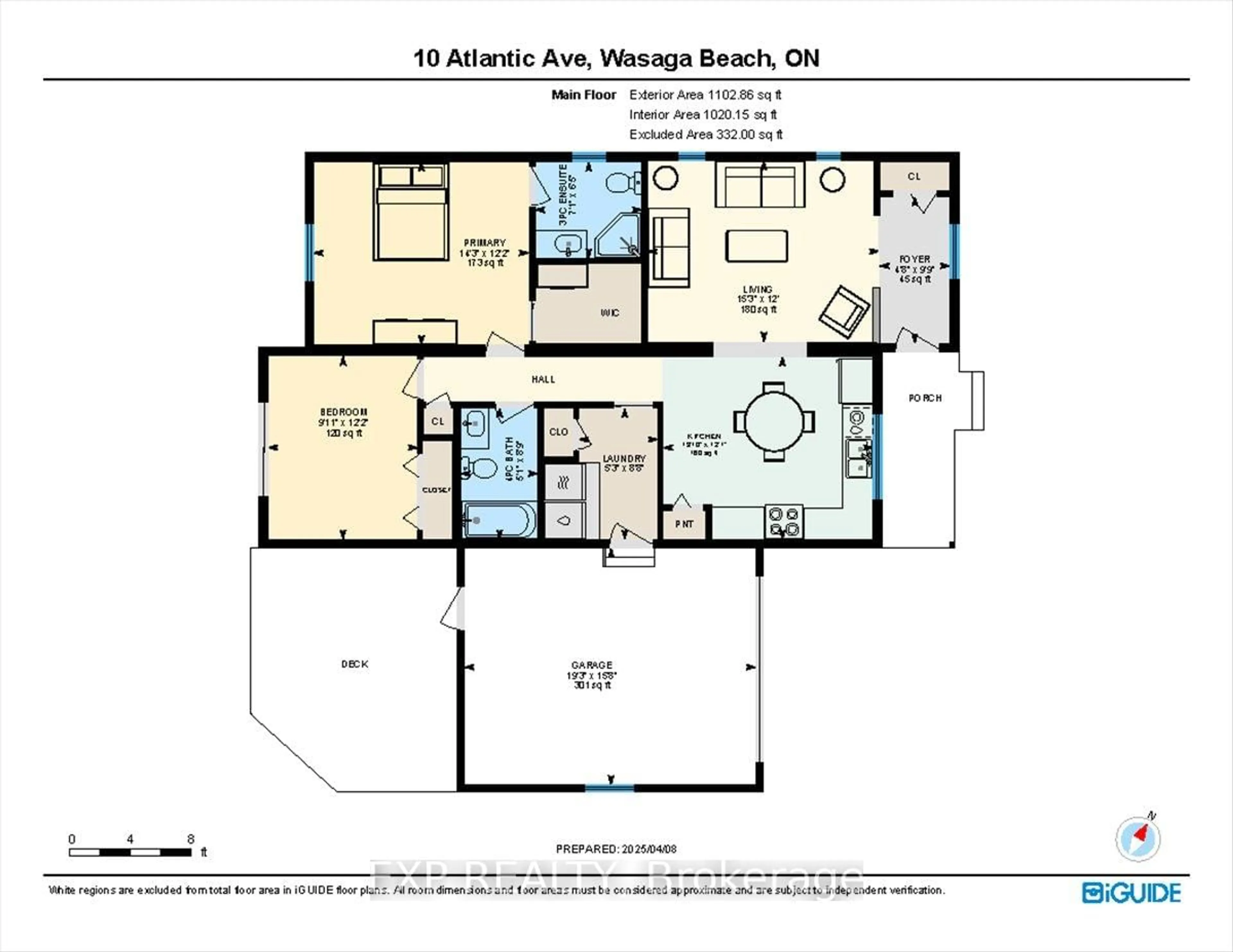 Floor plan for 10 ATLANTIC Ave, Wasaga Beach Ontario L9Z 3A8