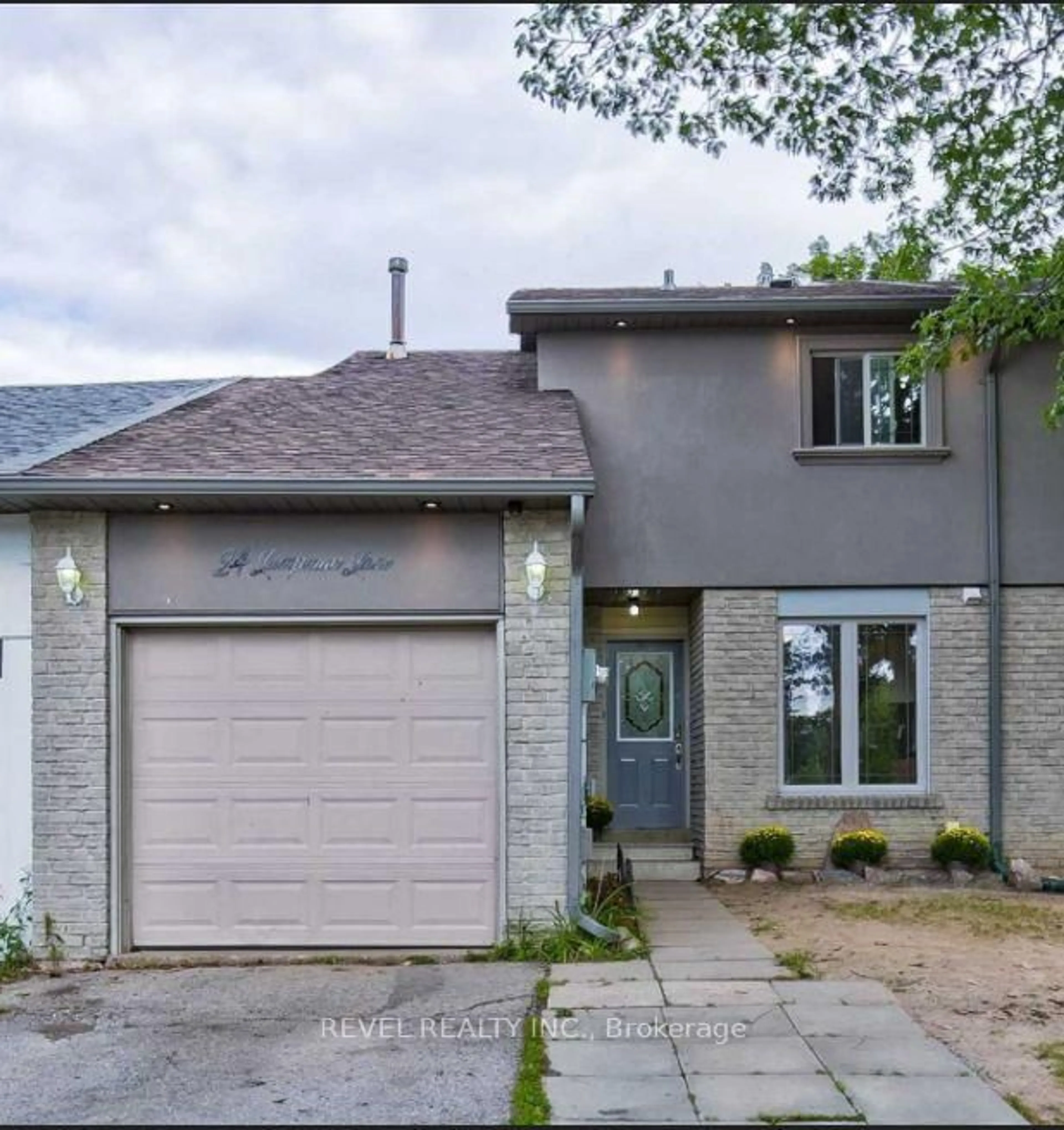 Home with brick exterior material, street for 24 Lampman Lane, Barrie Ontario L4N 5B1