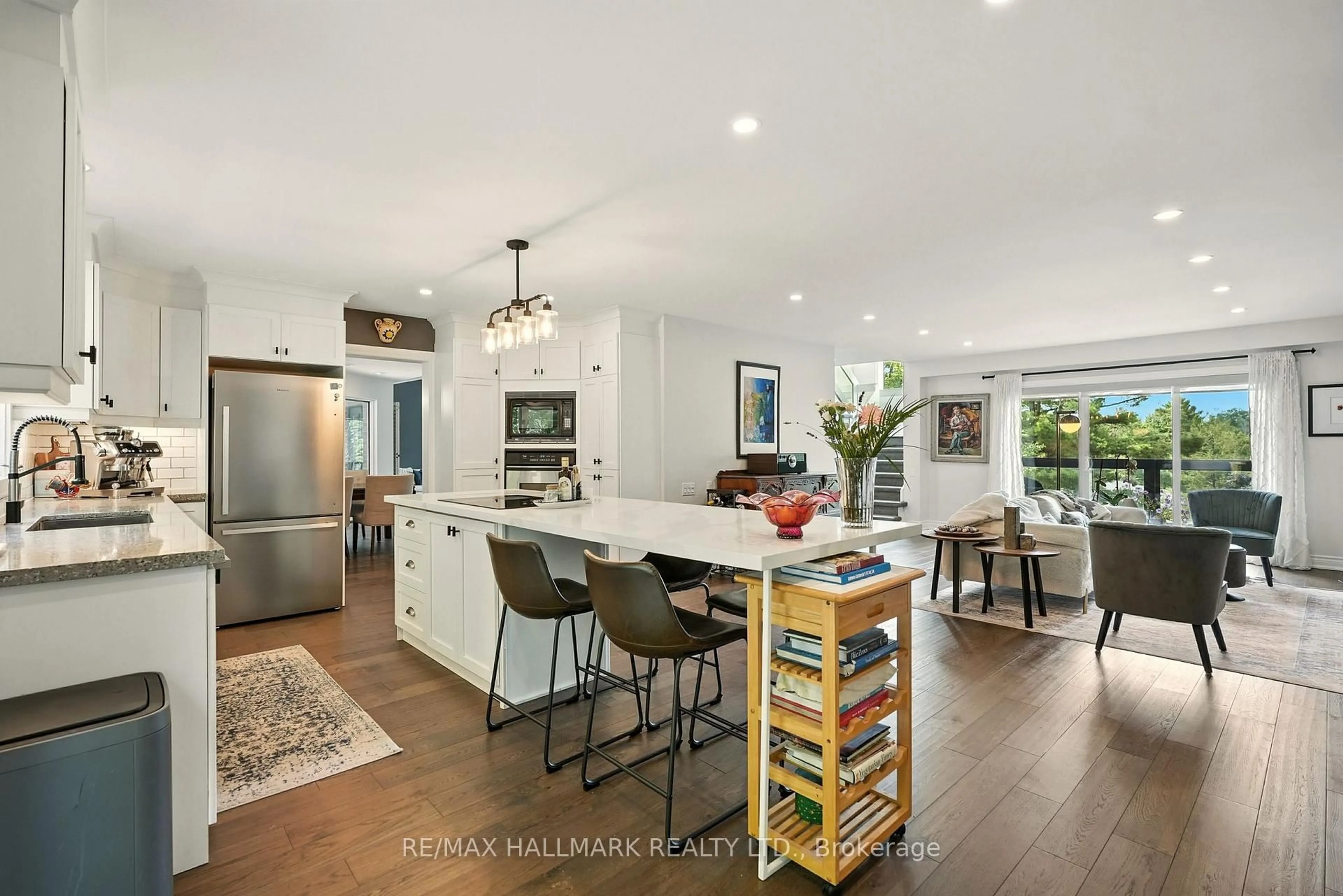 Open concept kitchen, unknown for 30 Pooles Rd, Springwater Ontario L0L 1X1