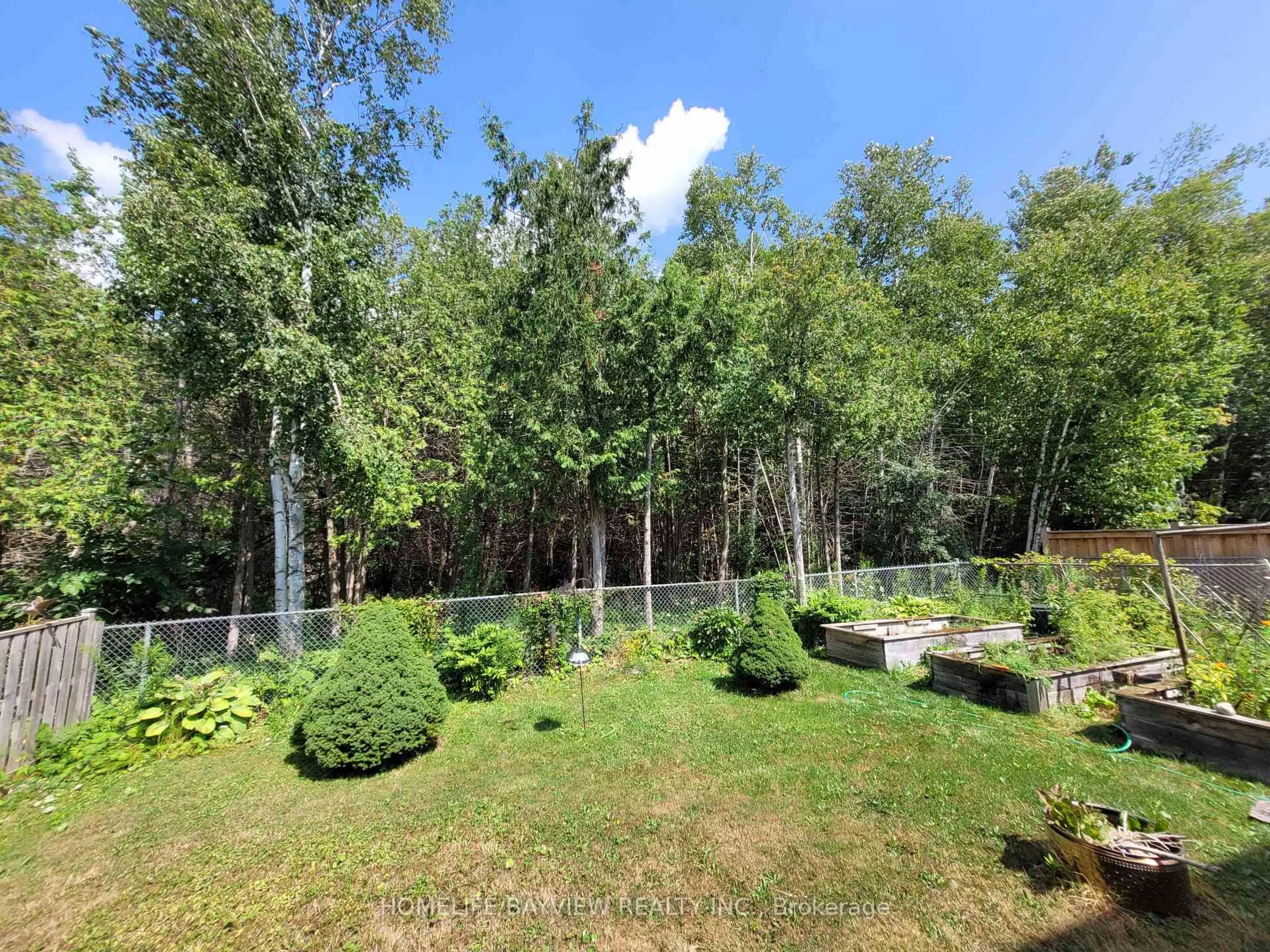 A pic from outside/outdoor area/front of a property/back of a property/a pic from drone, forest/trees view for 44 THICKETWOOD Ave, Barrie Ontario L4N 5Y4