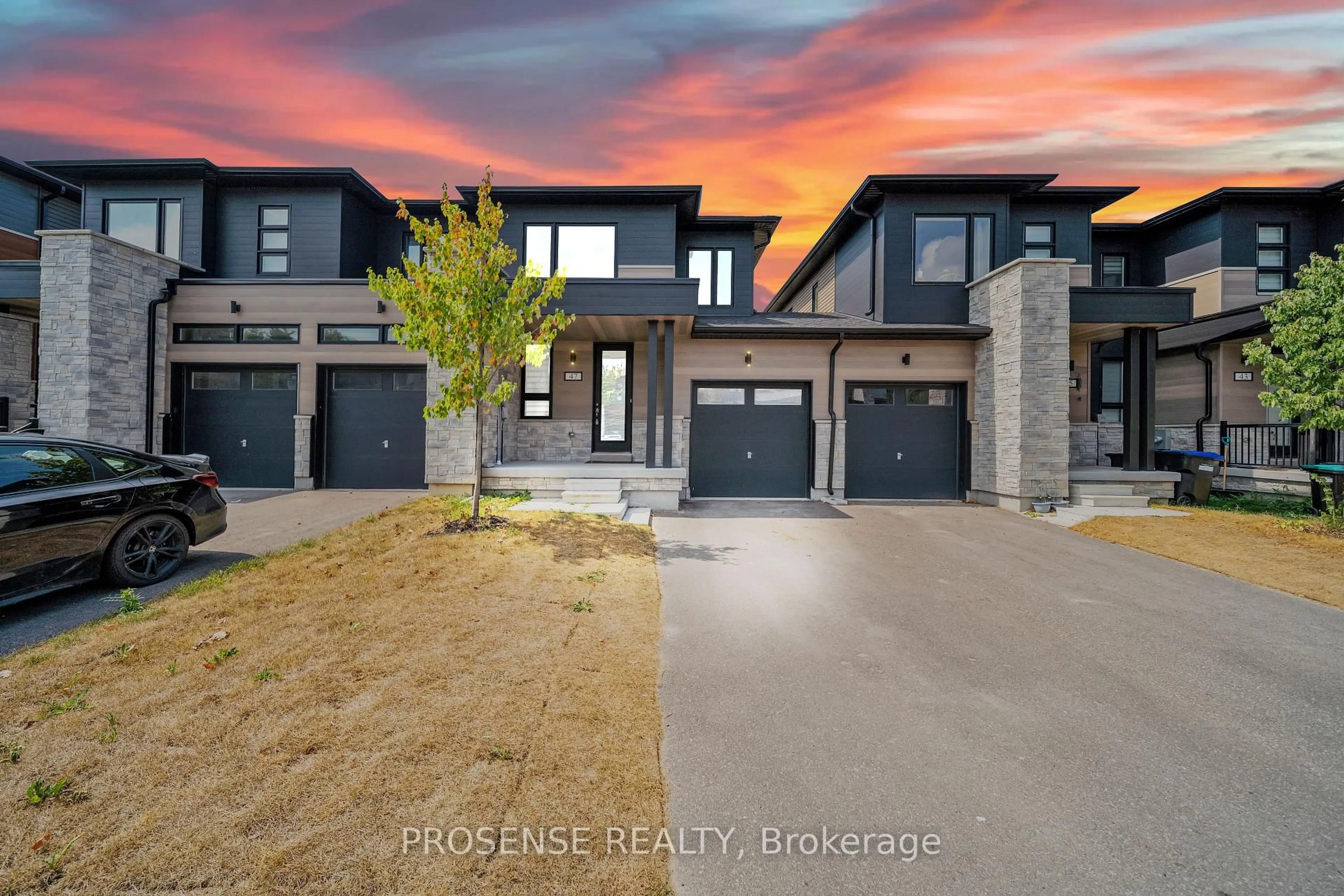 Home with brick exterior material, street for 47 Eberhardt Dr, Wasaga Beach Ontario L9Z 0K5
