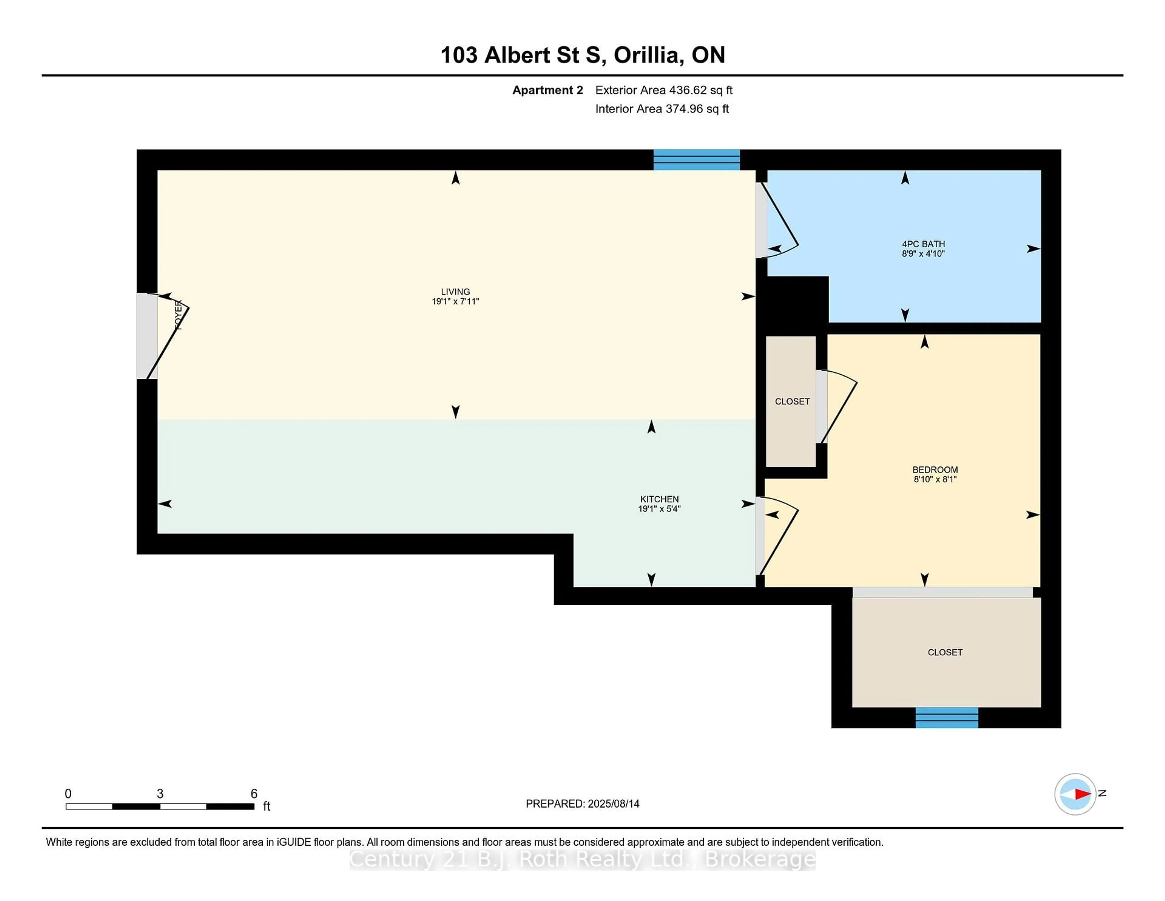Floor plan for 103 Albert St, Orillia Ontario L3V 5L1