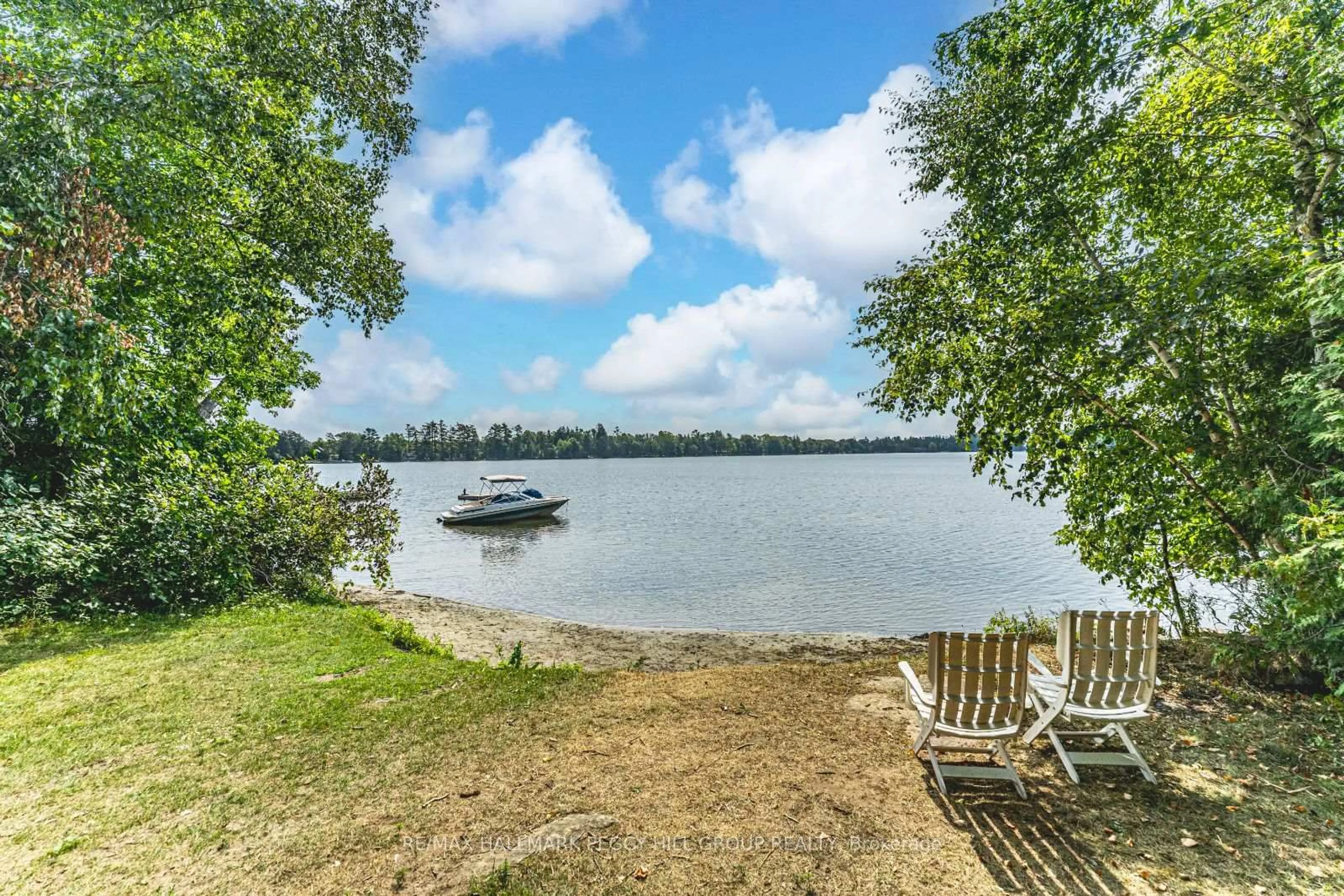 Patio, water/lake/river/ocean view for 3304 Lake St George Blvd, Severn Ontario L0K 2B0
