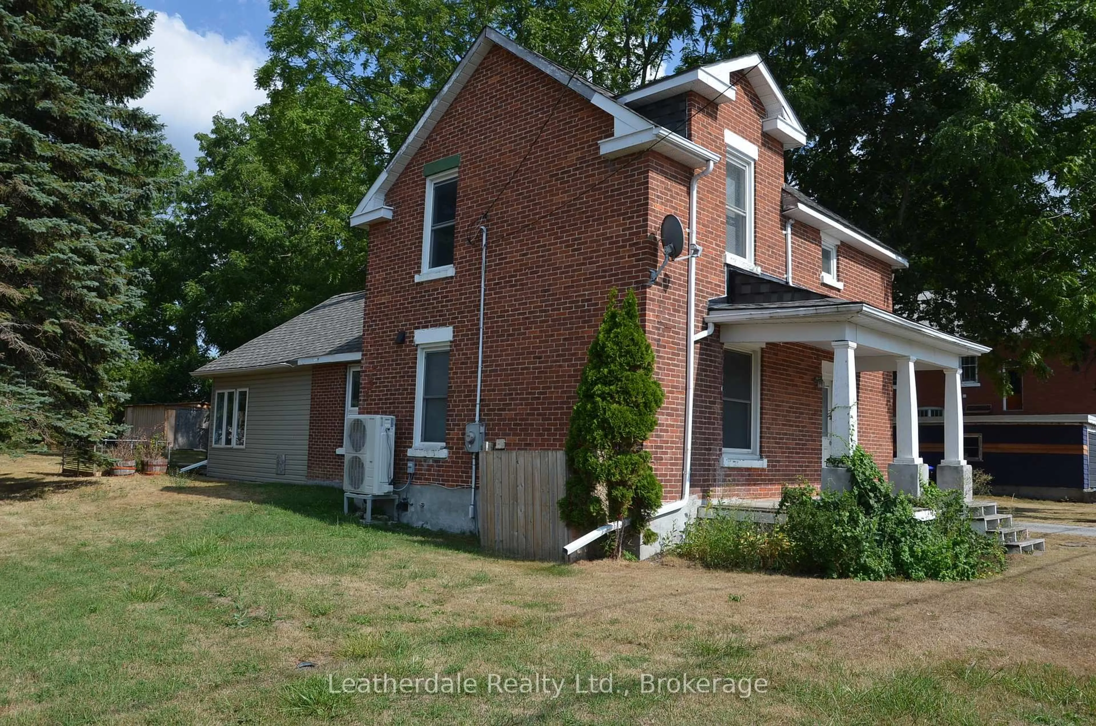 Home with brick exterior material, street for 2347 Highway 12 Highway, Ramara Ontario L0K 1B0