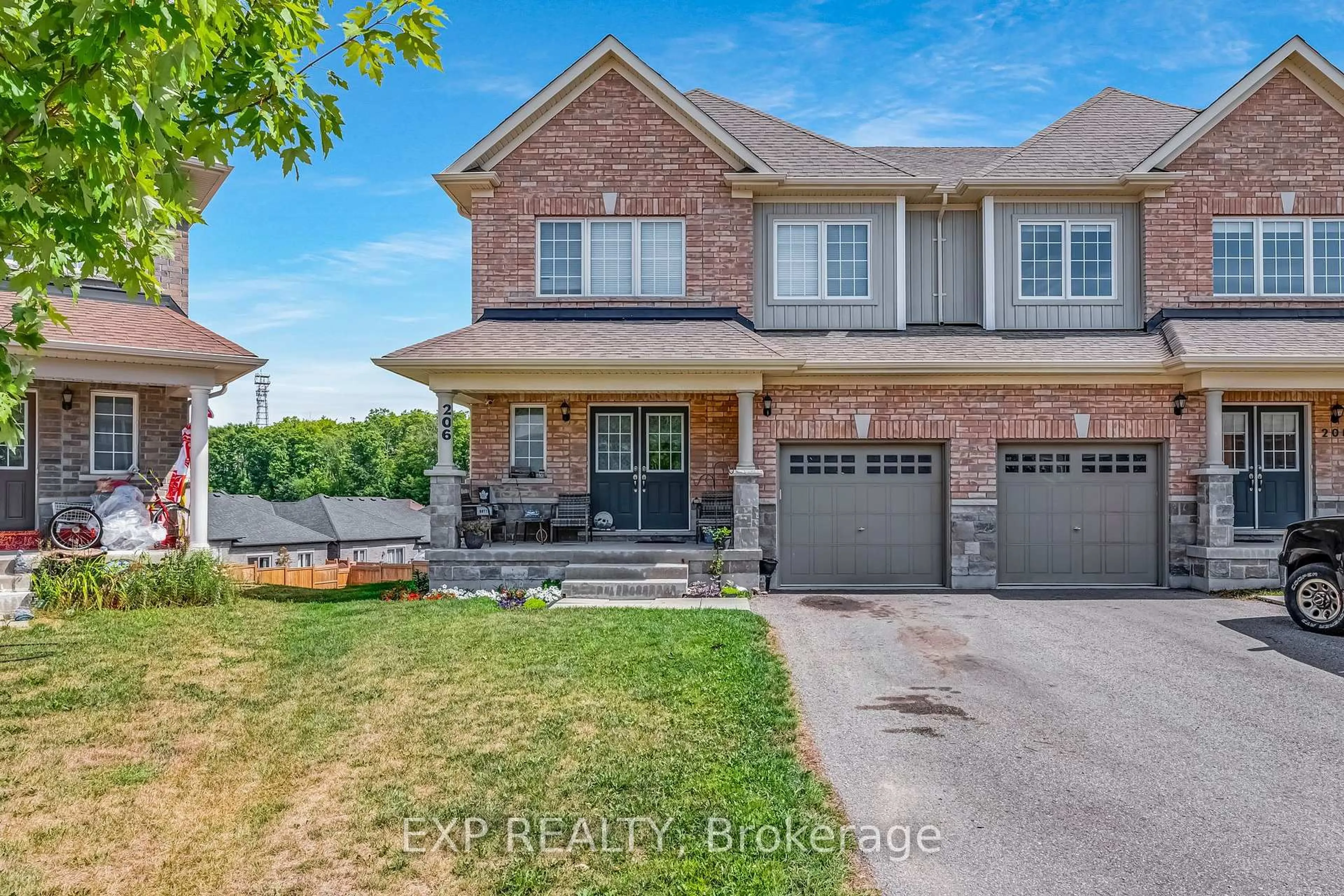 Home with brick exterior material, street for 206 Isabella Dr, Orillia Ontario L3V 8K7