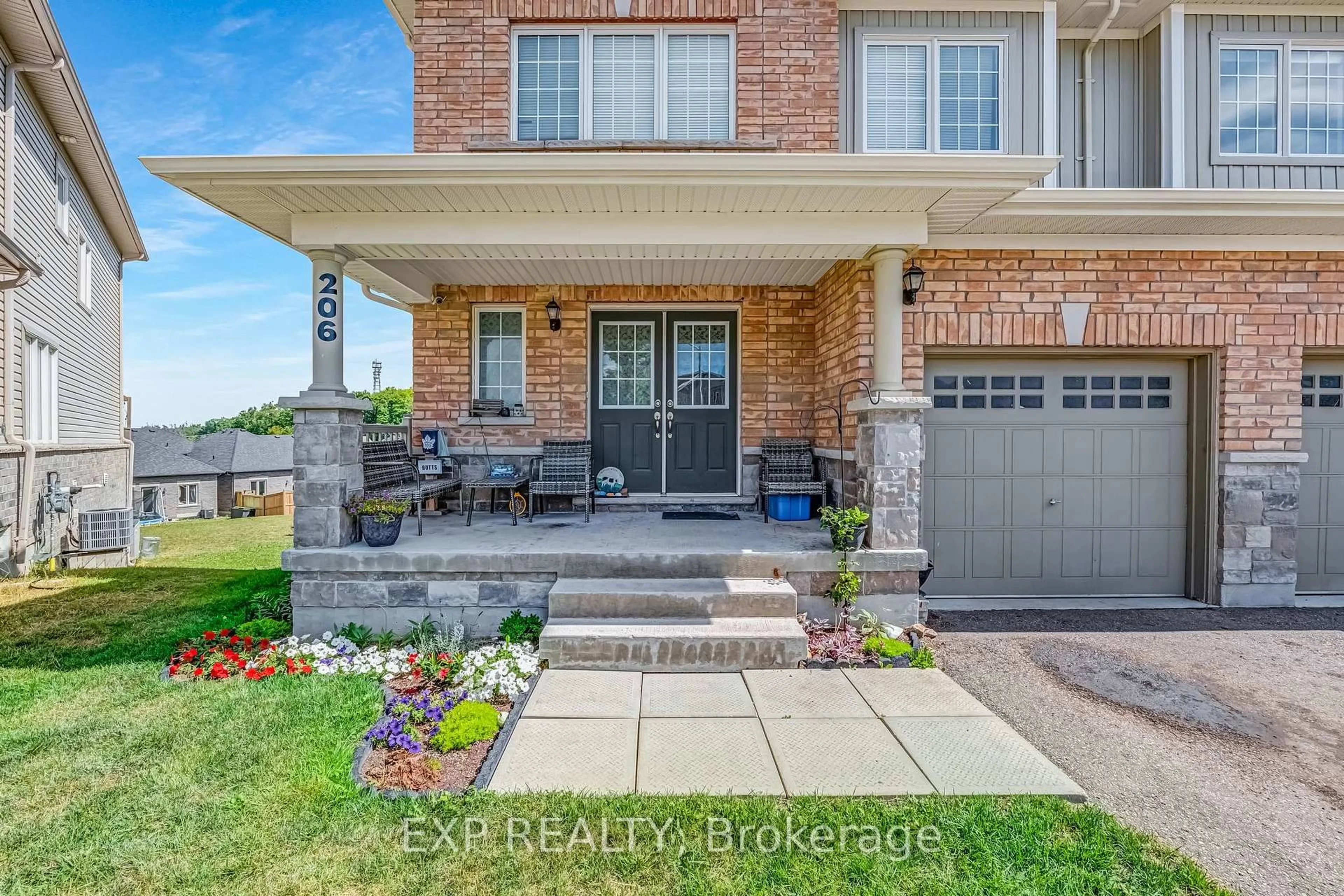 Home with brick exterior material, street for 206 Isabella Dr, Orillia Ontario L3V 8K7