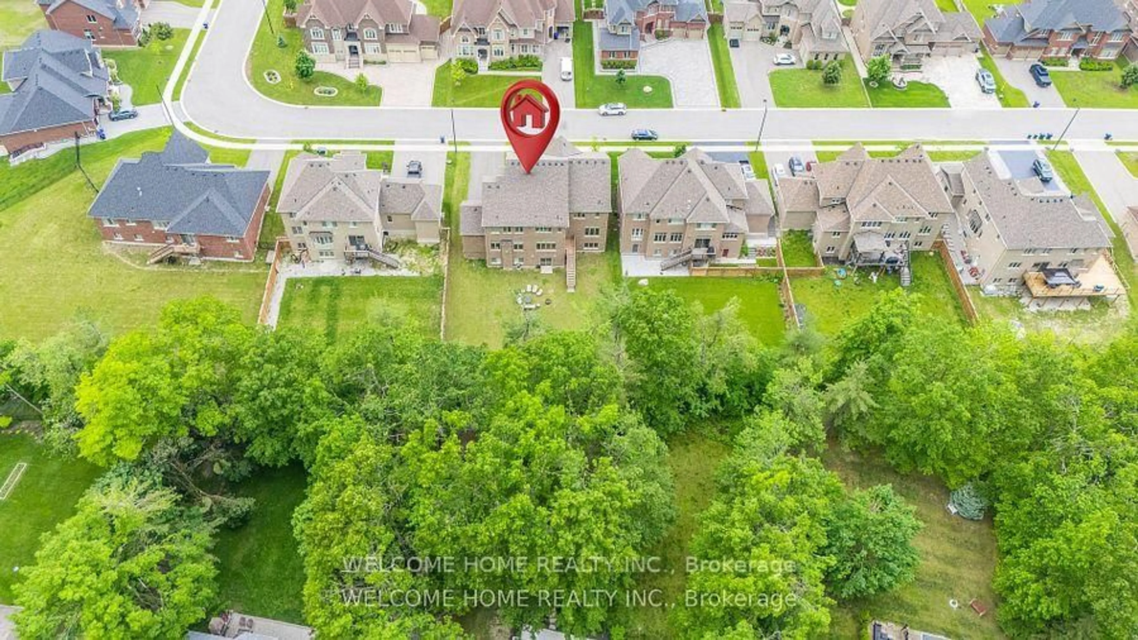 A pic from outside/outdoor area/front of a property/back of a property/a pic from drone, street for 65 Redmond Cres, Springwater Ontario L9X 1Z8