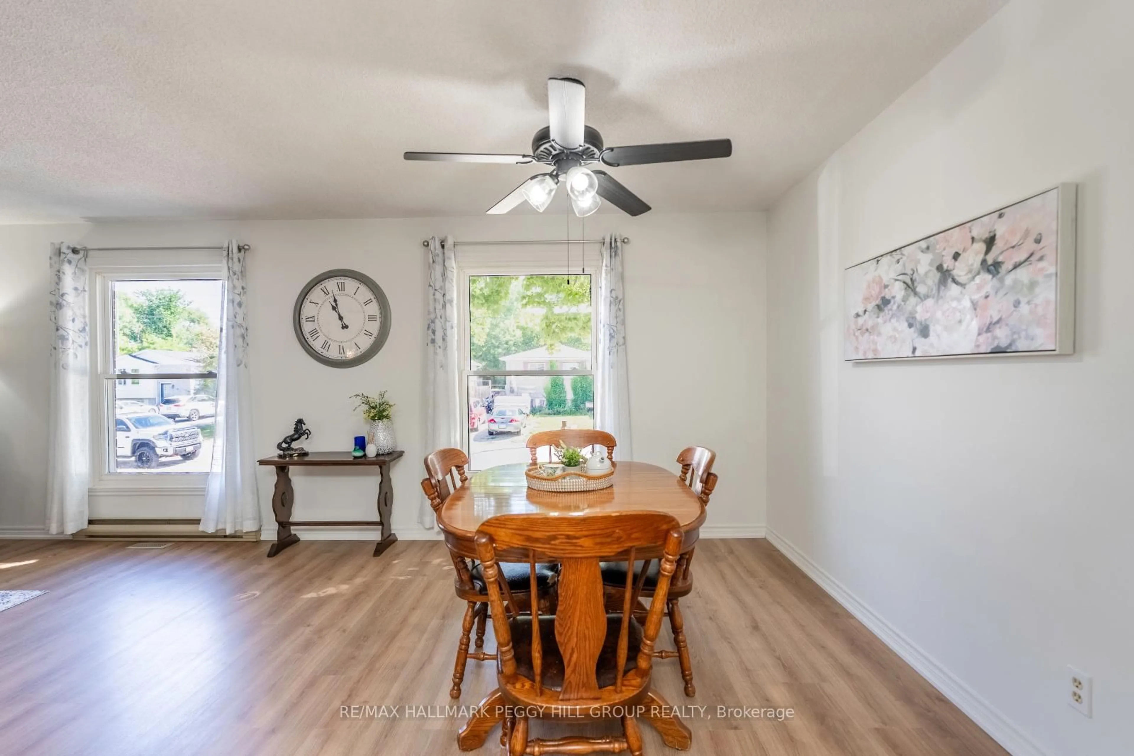 Dining room, wood/laminate floor for 64 Telfer Rd, Collingwood Ontario L9Y 4S2