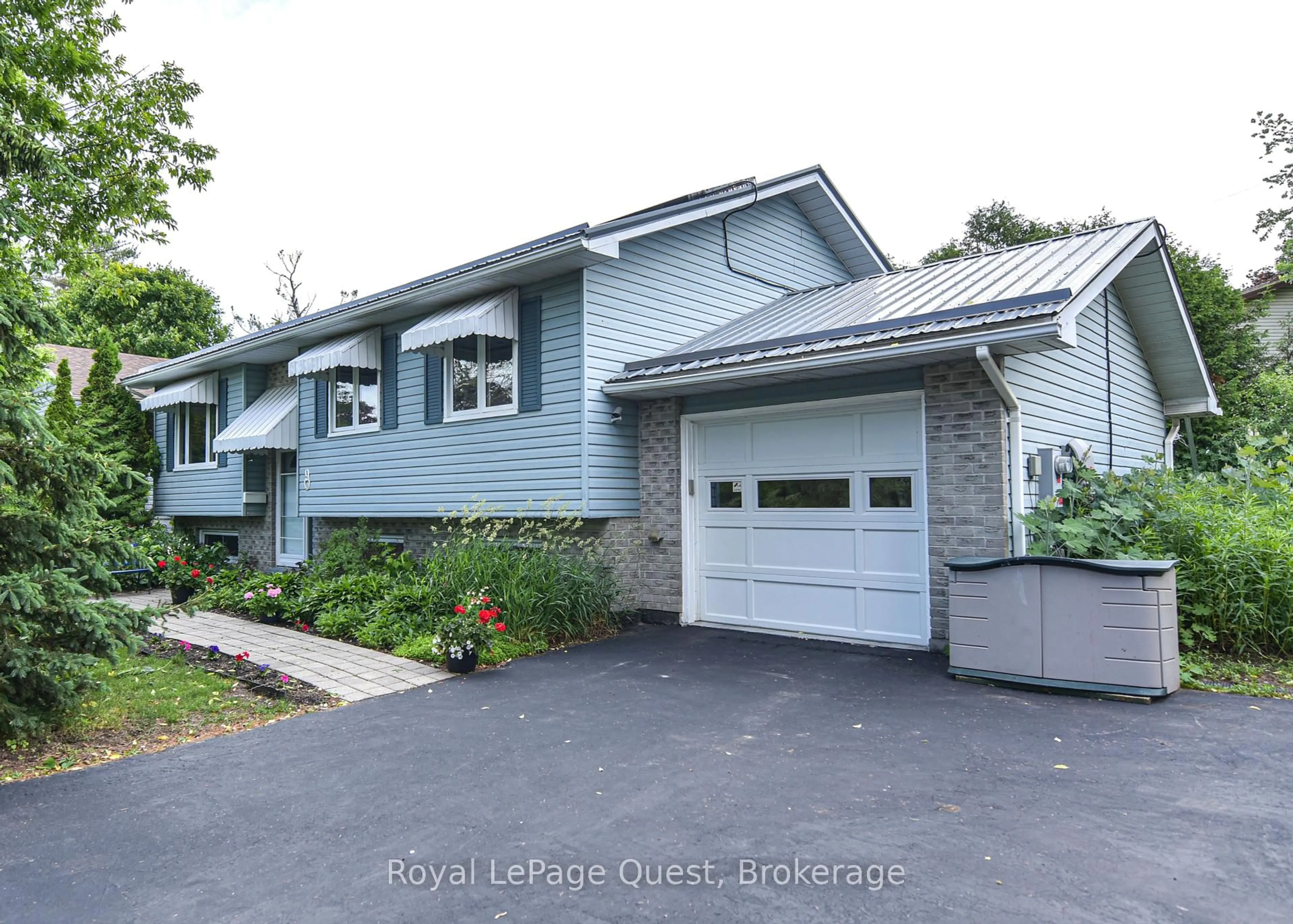 Home with vinyl exterior material, street for 9 Dancy Dr, Orillia Ontario L3V 7M1