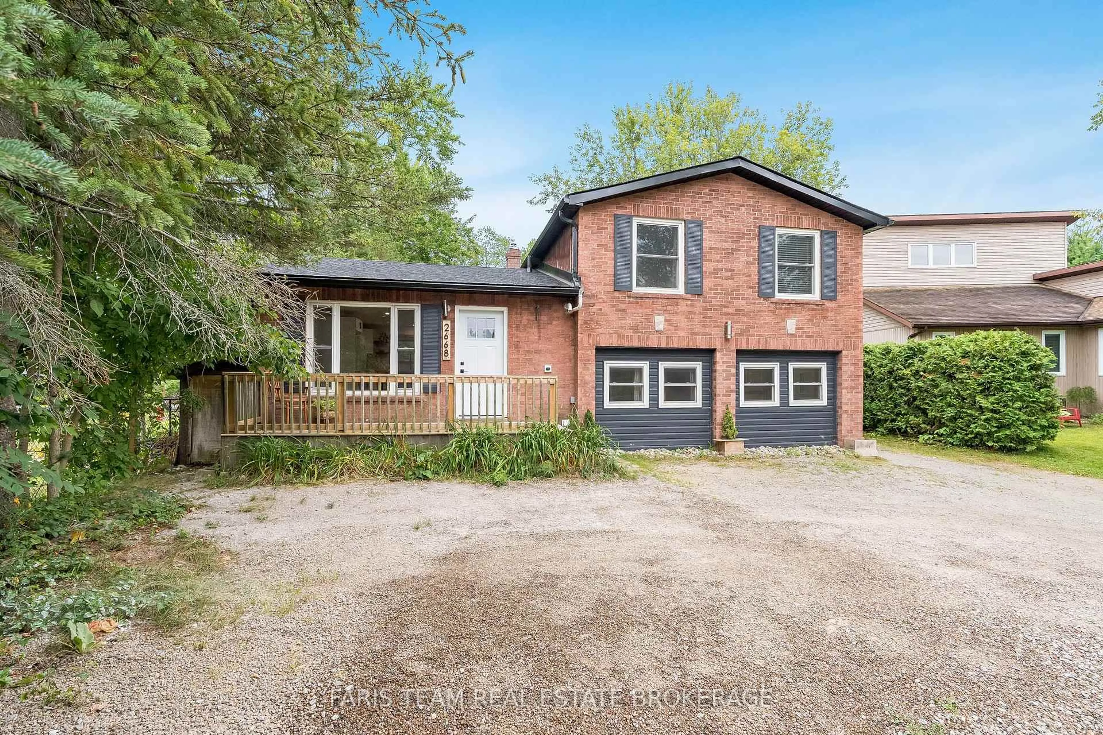 Home with brick exterior material, street for 2668 Westshore Cres, Severn Ontario L3V 0V8