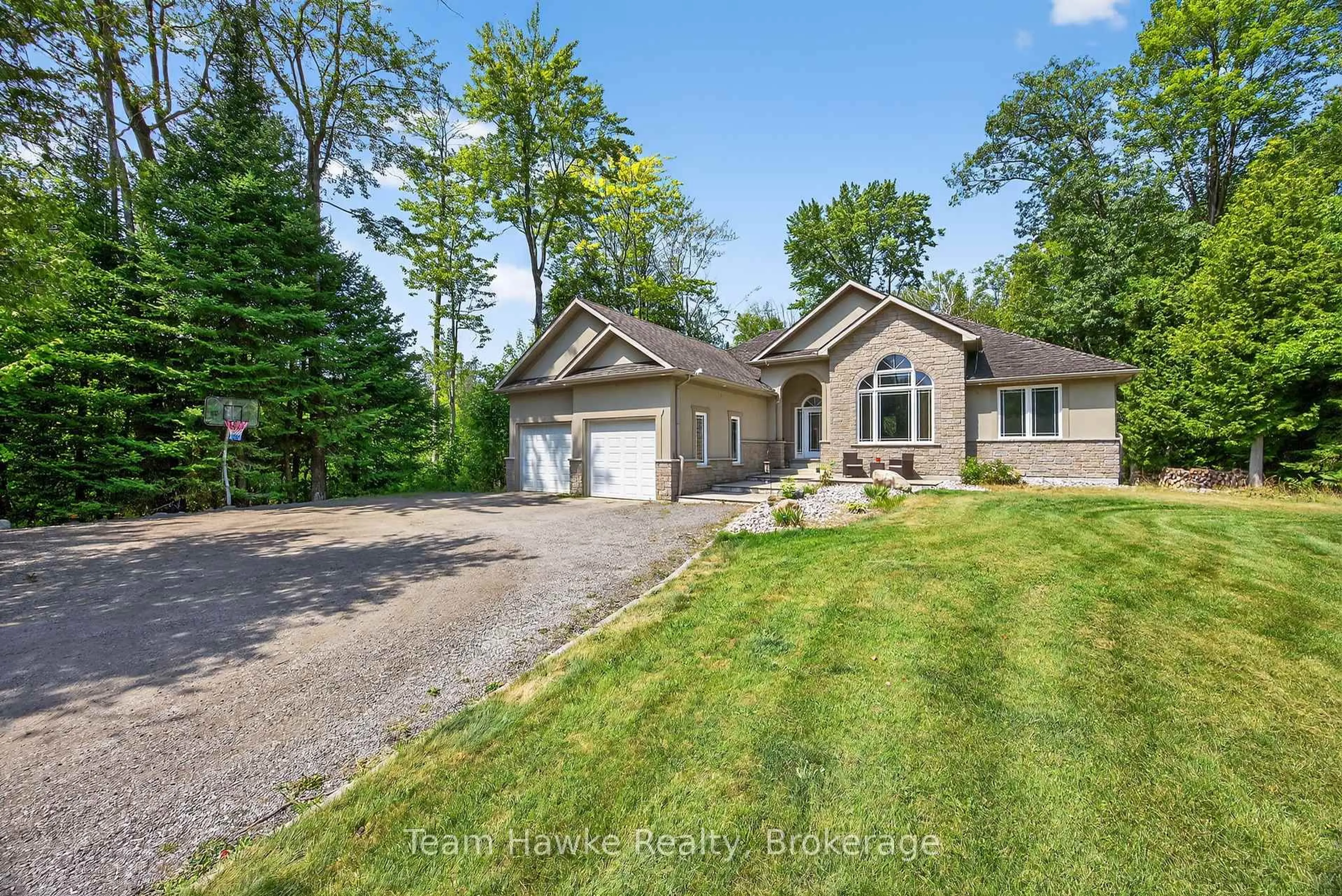 A pic from outside/outdoor area/front of a property/back of a property/a pic from drone, water/lake/river/ocean view for 103 Spruce St, Tiny Ontario L0L 1P0