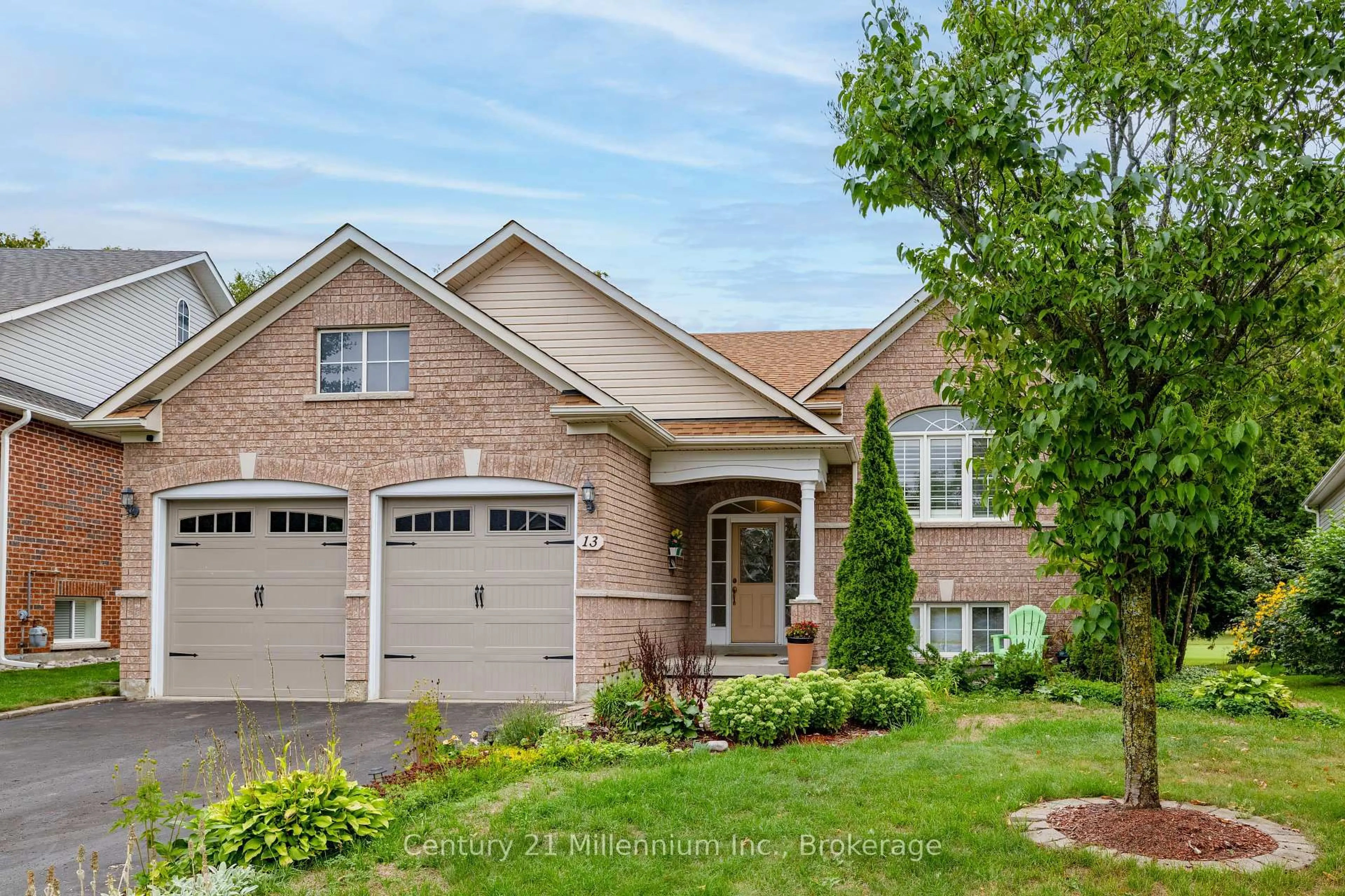Home with brick exterior material, street for 13 Marlwood Ave, Wasaga Beach Ontario L9Z 1S9