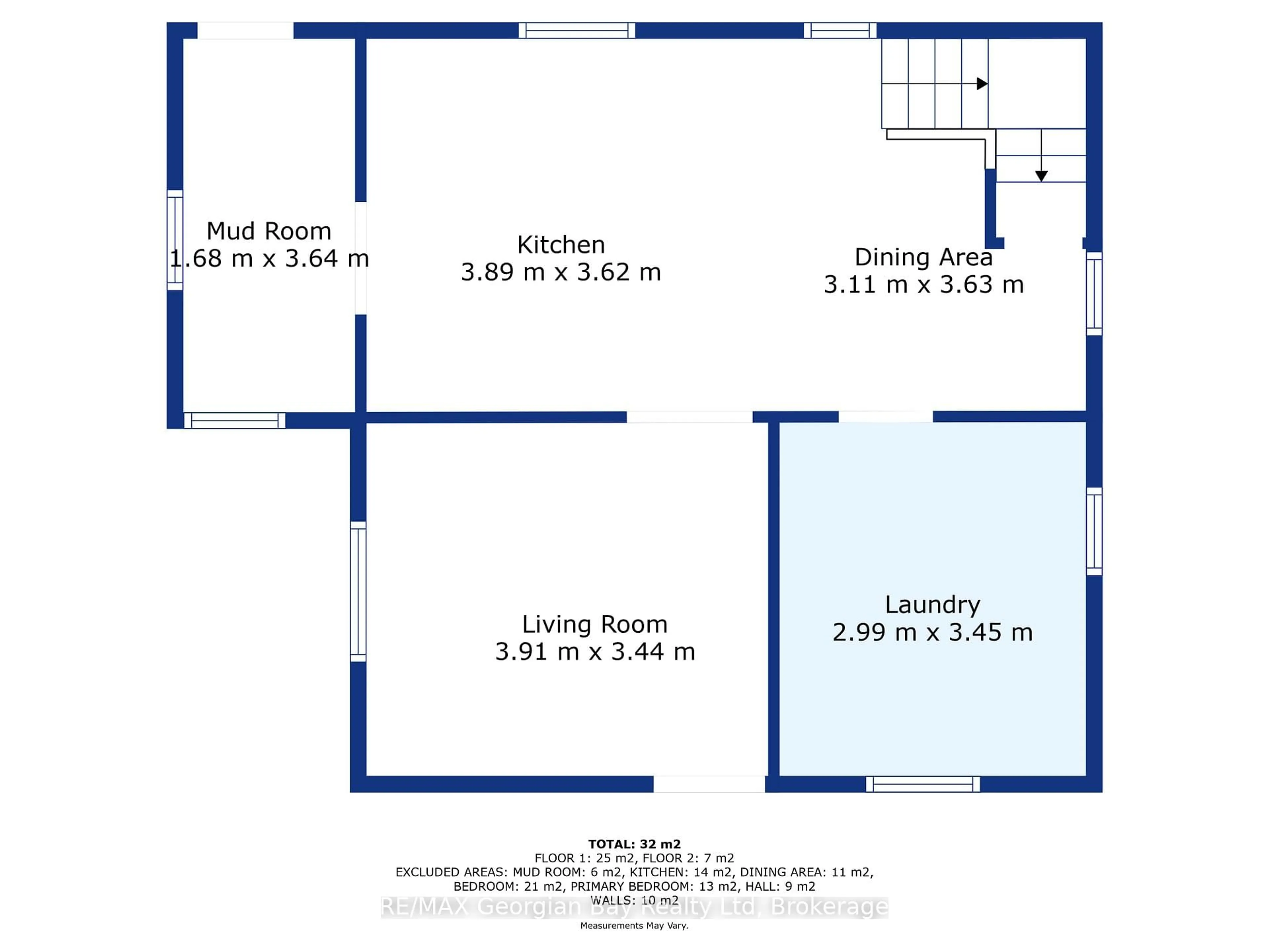 Floor plan for 461 William St, Tay Ontario L0K 2A0