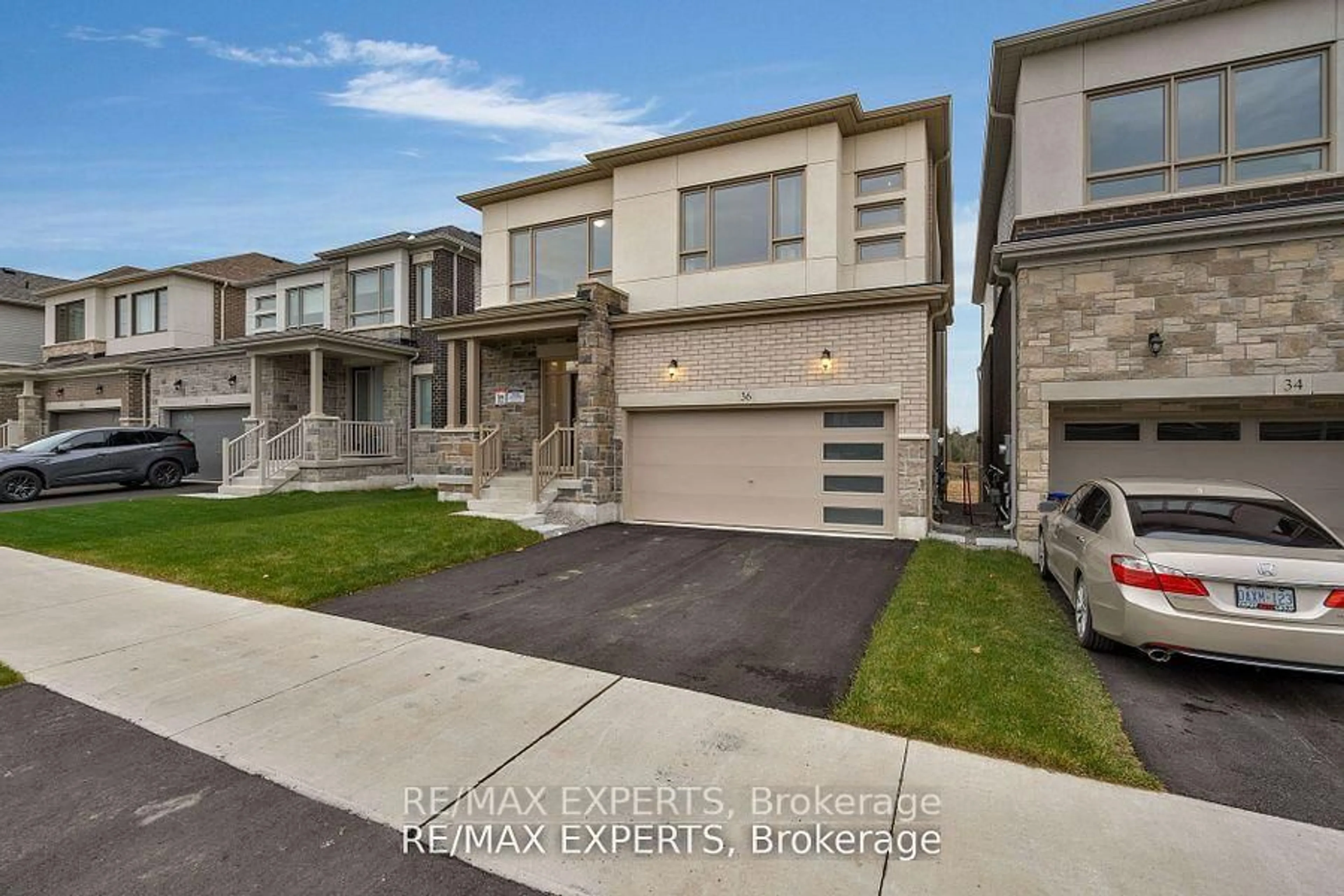 Home with brick exterior material, street for 36 Shepherd Dr, Barrie Ontario L9J 0P3