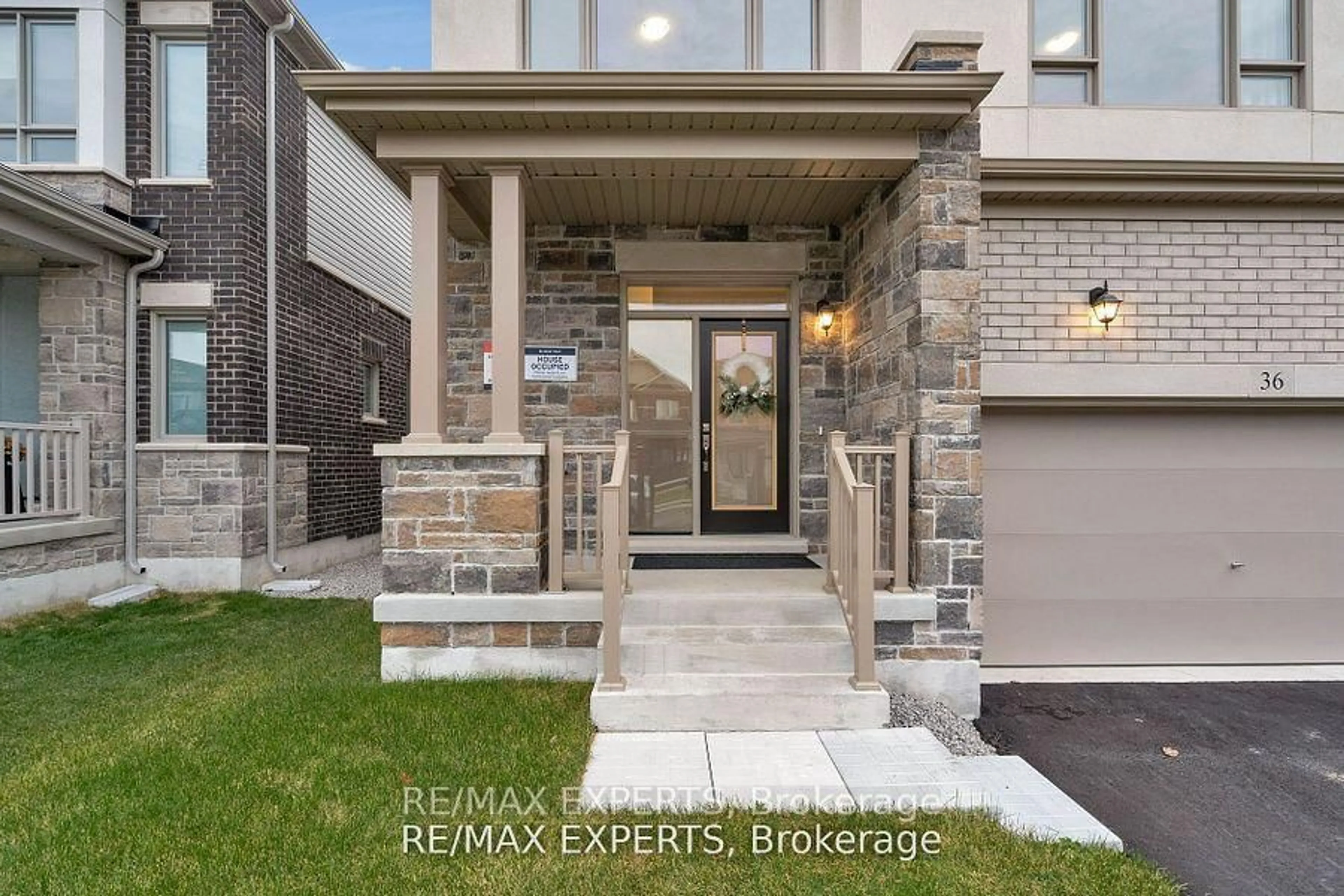 Home with brick exterior material, street for 36 Shepherd Dr, Barrie Ontario L9J 0P3