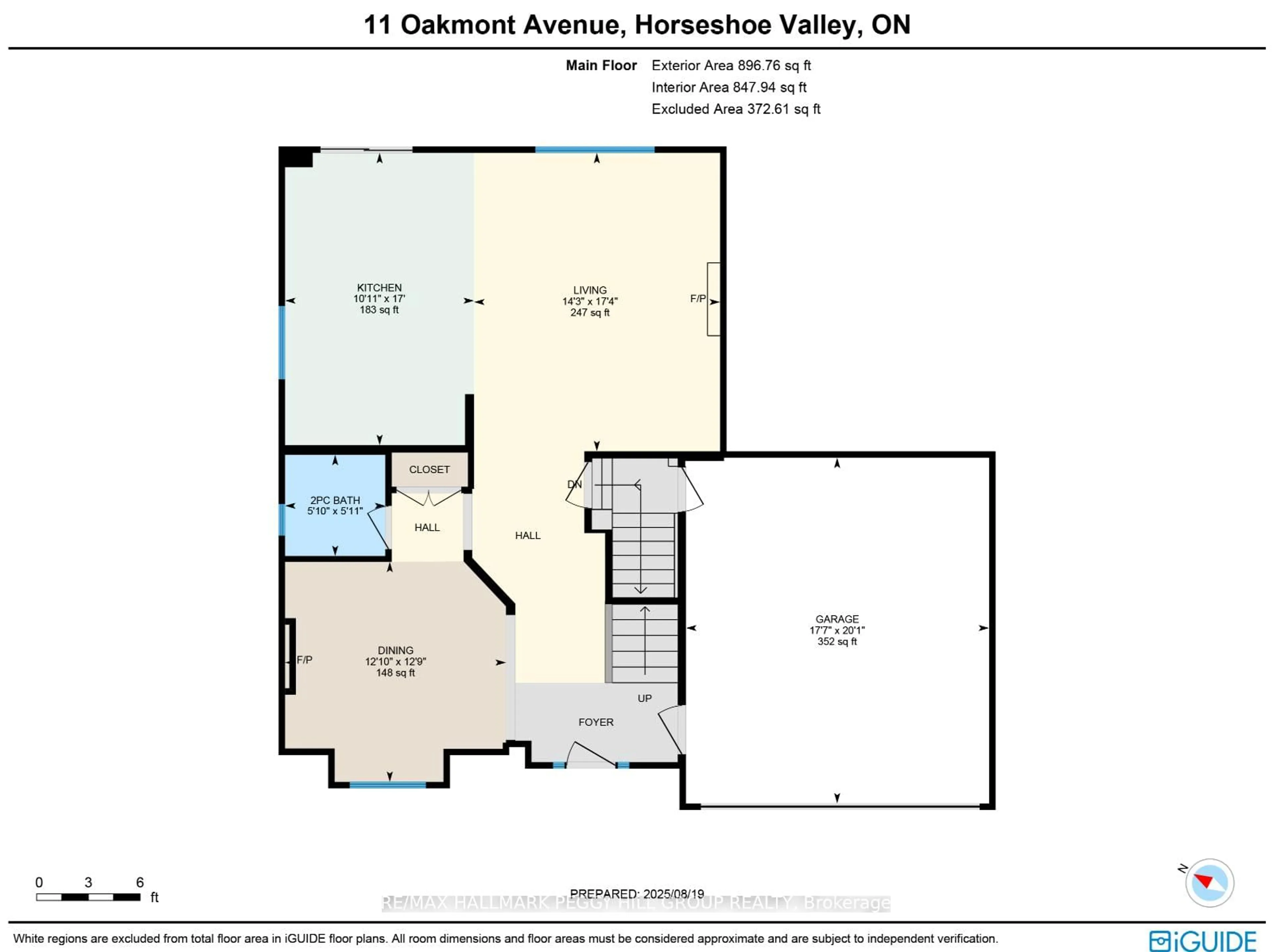 Floor plan for 11 Oakmont Ave, Oro-Medonte Ontario L0L 2L0