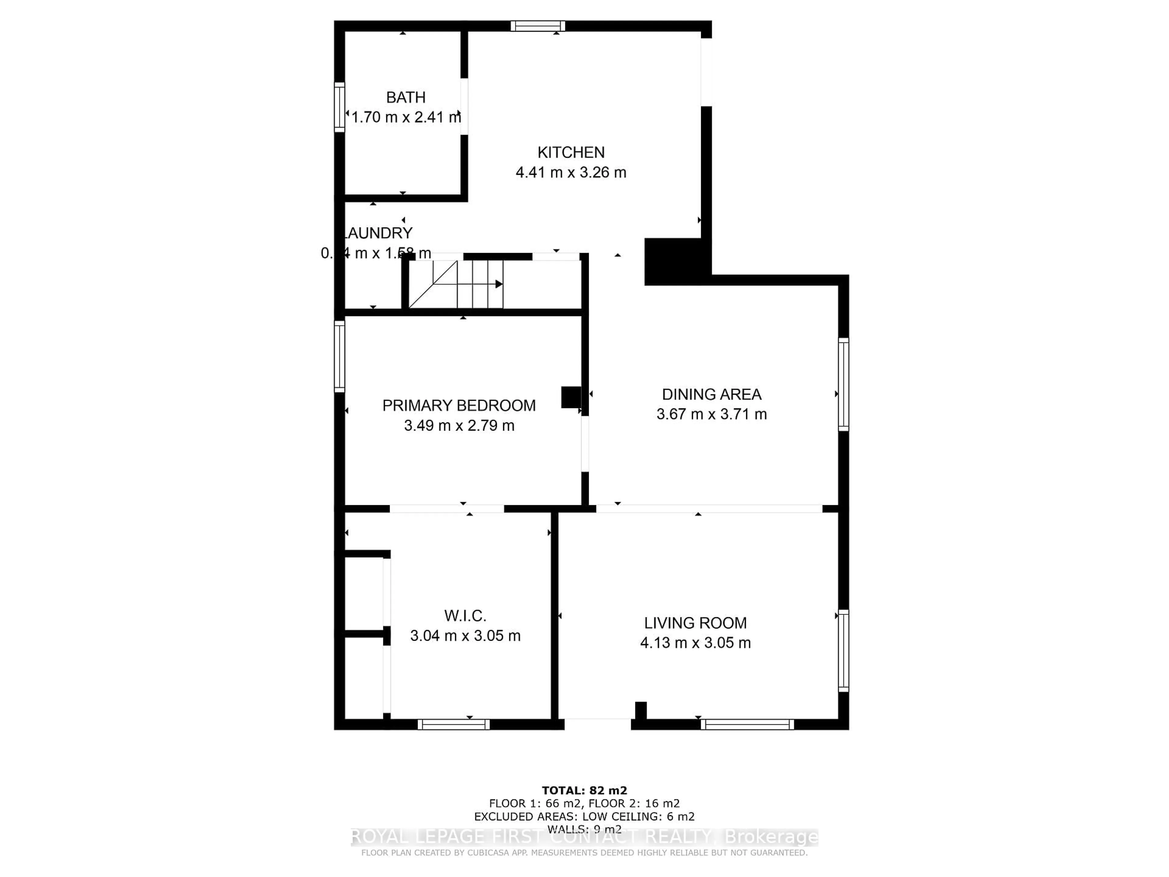 Floor plan for 330 Laclie St, Orillia Ontario L3V 4P3