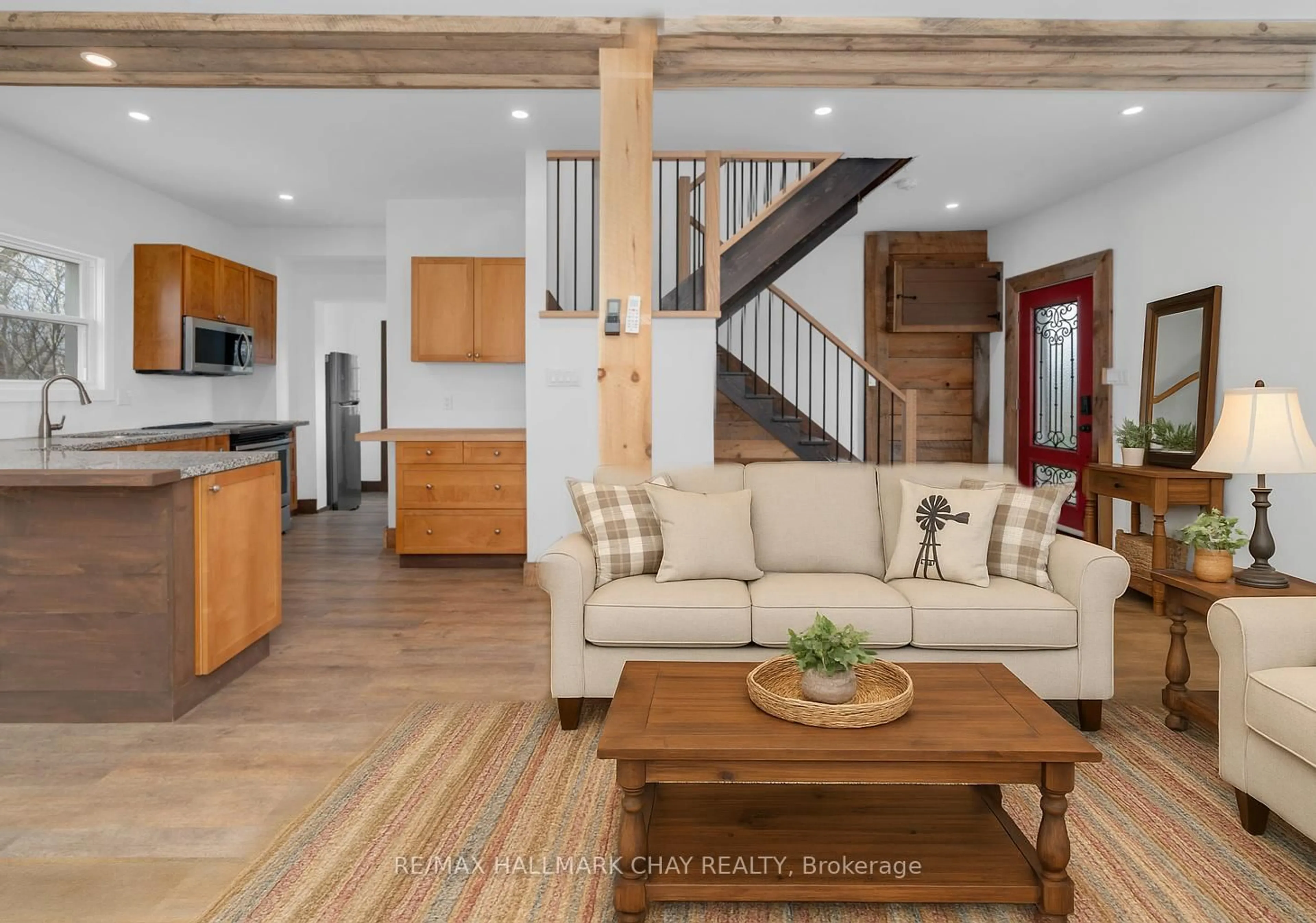 Open concept kitchen, unknown for 17 County Road 6 Rd, Tiny Ontario L0L 2J0