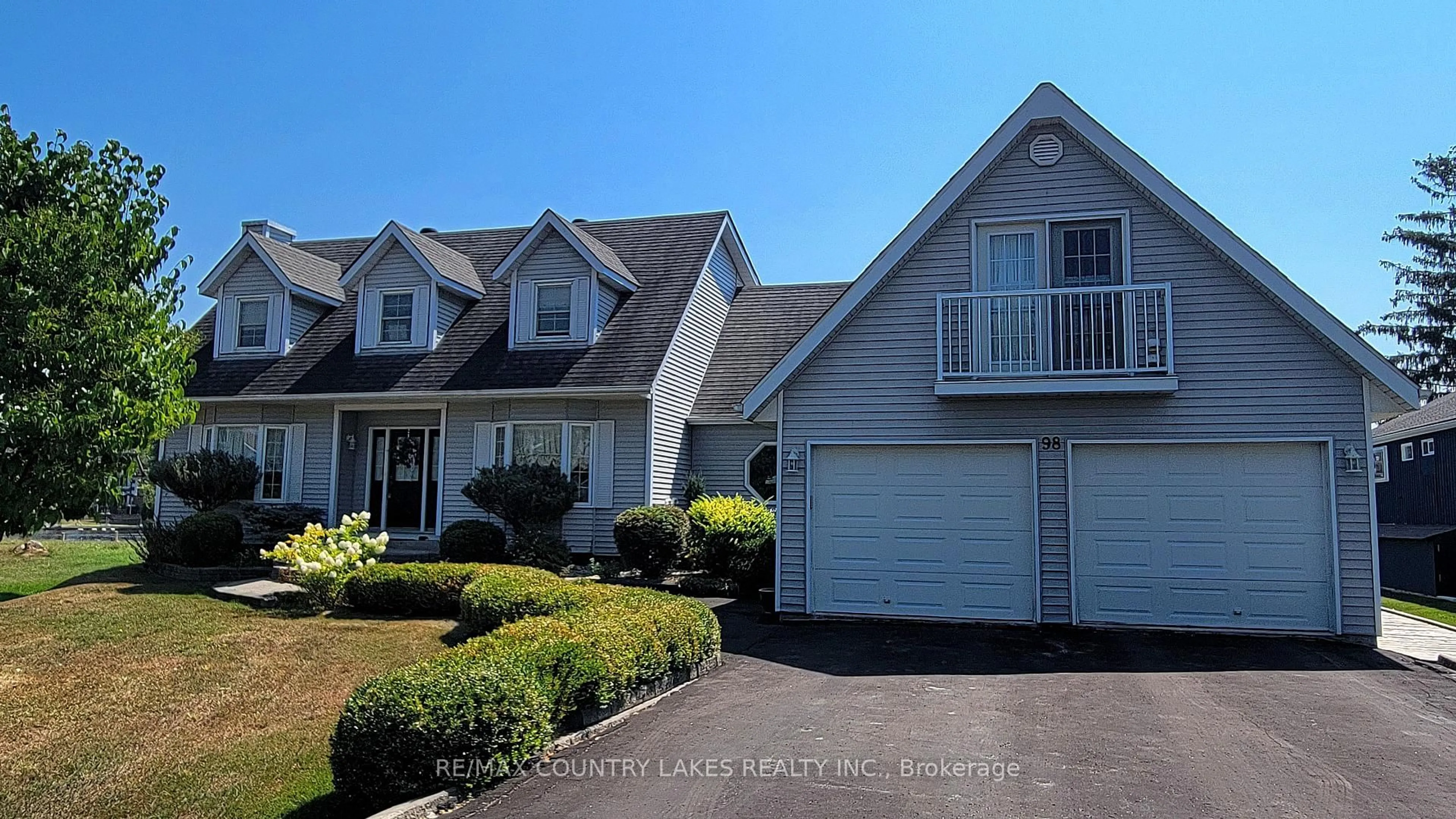 Home with vinyl exterior material, street for 98 Turtle Path, Ramara Ontario L0K 1B0