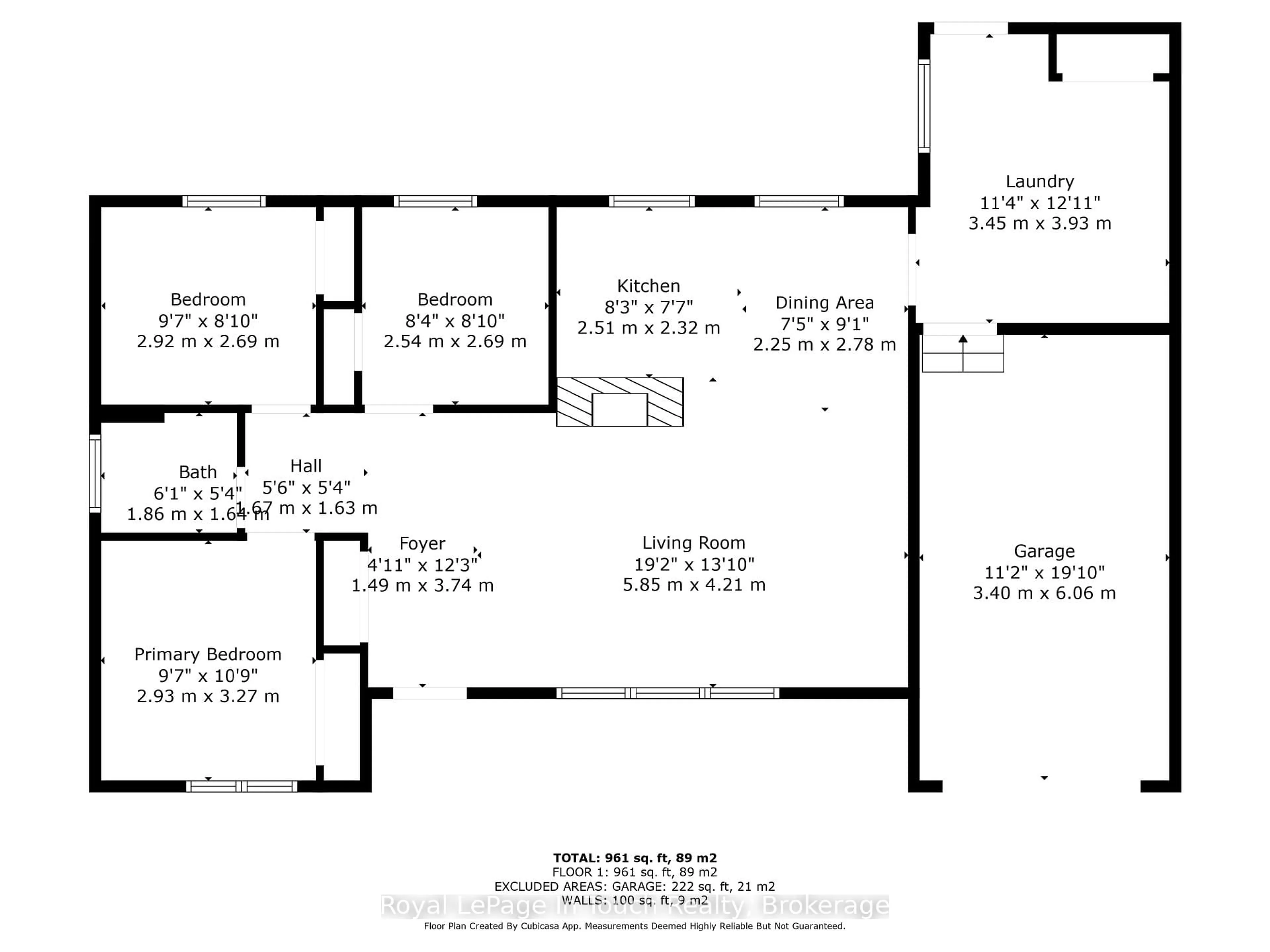 Floor plan for 22 Glendale Rd, Tiny Ontario L9M 0C2