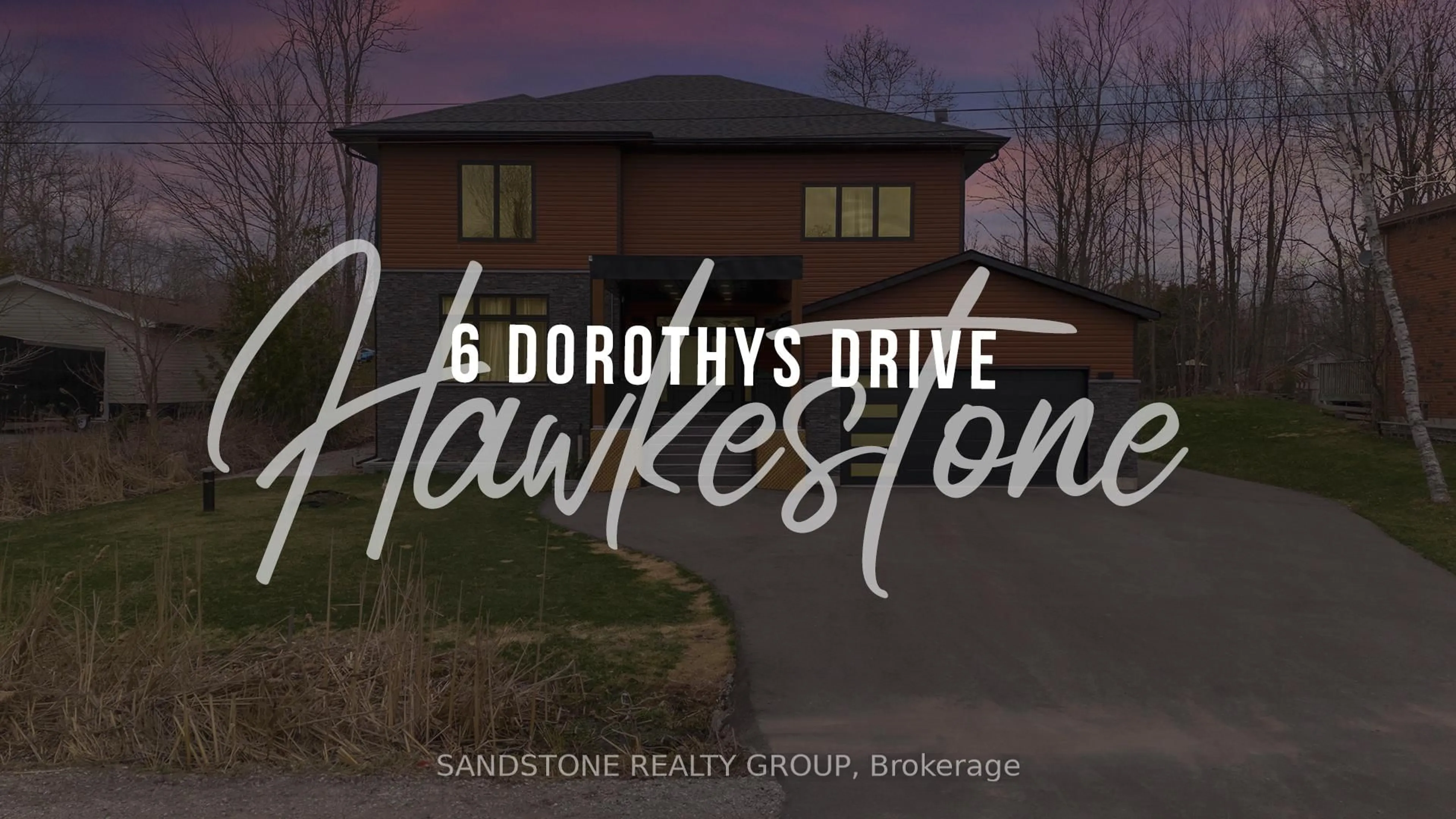 A pic from outside/outdoor area/front of a property/back of a property/a pic from drone, street for 6 Dorothys Dr, Oro-Medonte Ontario L0L 1T0