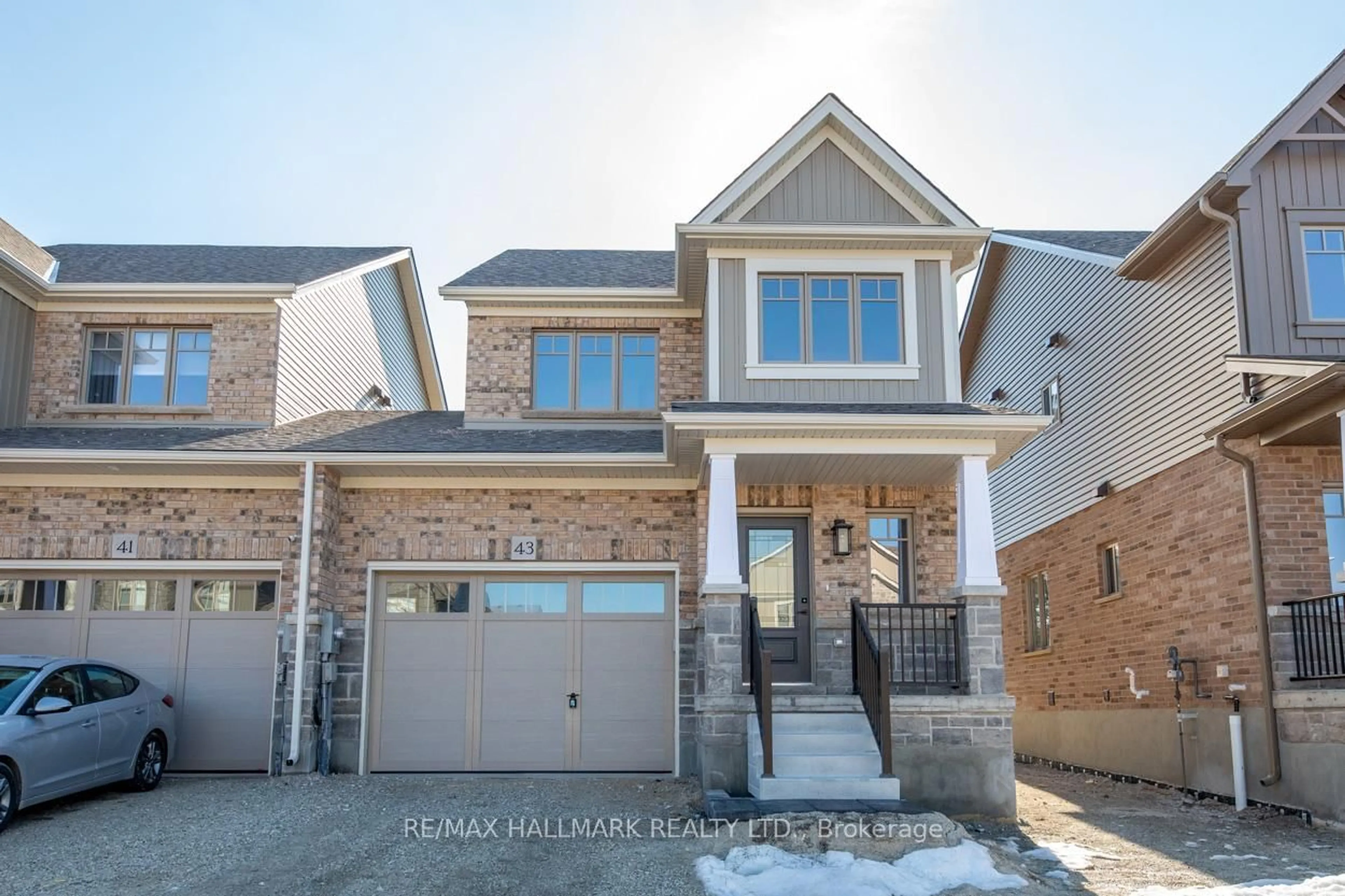 Home with brick exterior material, street for 43 Shipley Ave, Collingwood Ontario L9Y 5M7