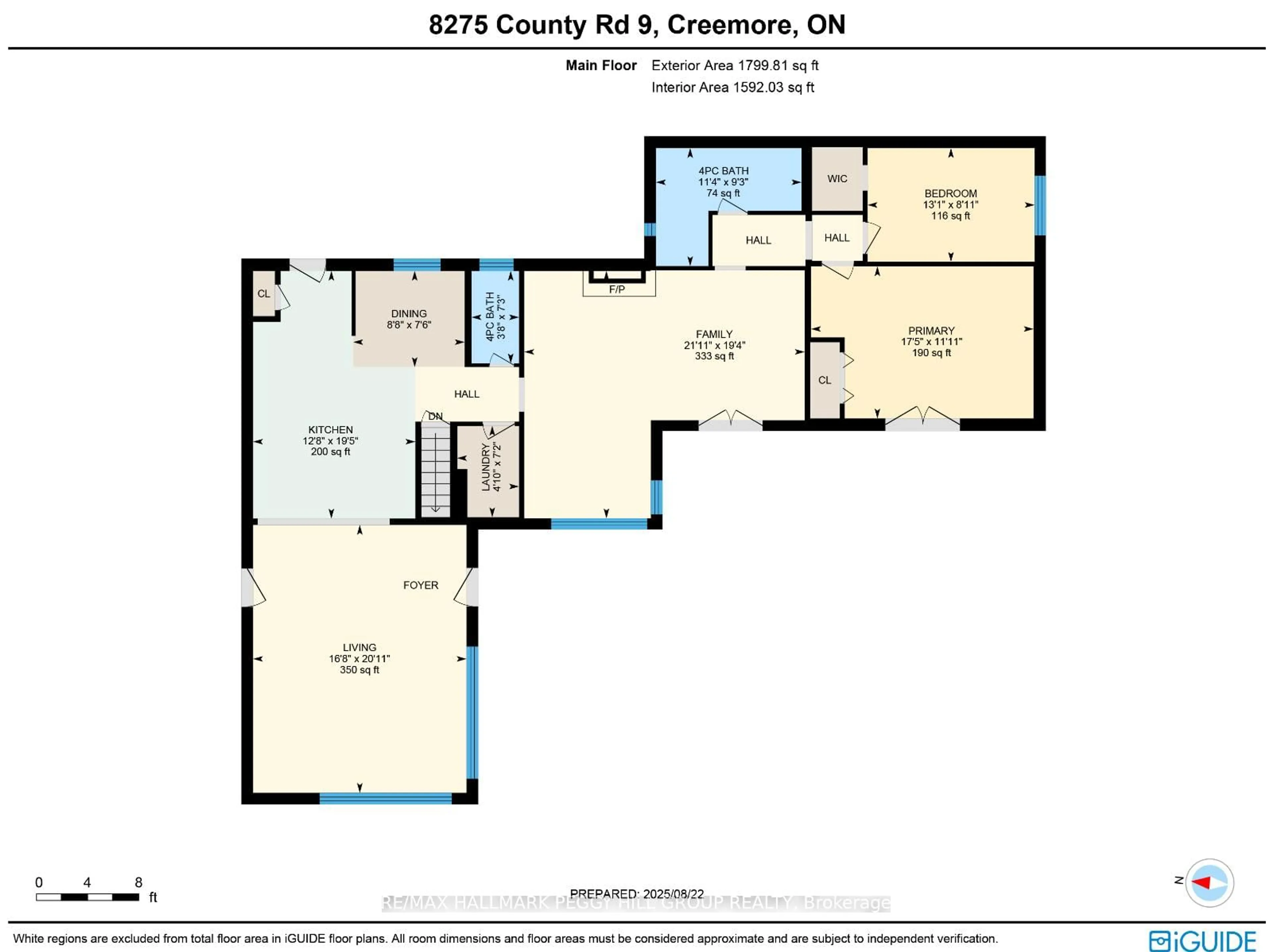 Floor plan for 8275 County Rd 9, Clearview Ontario L0M 1G0